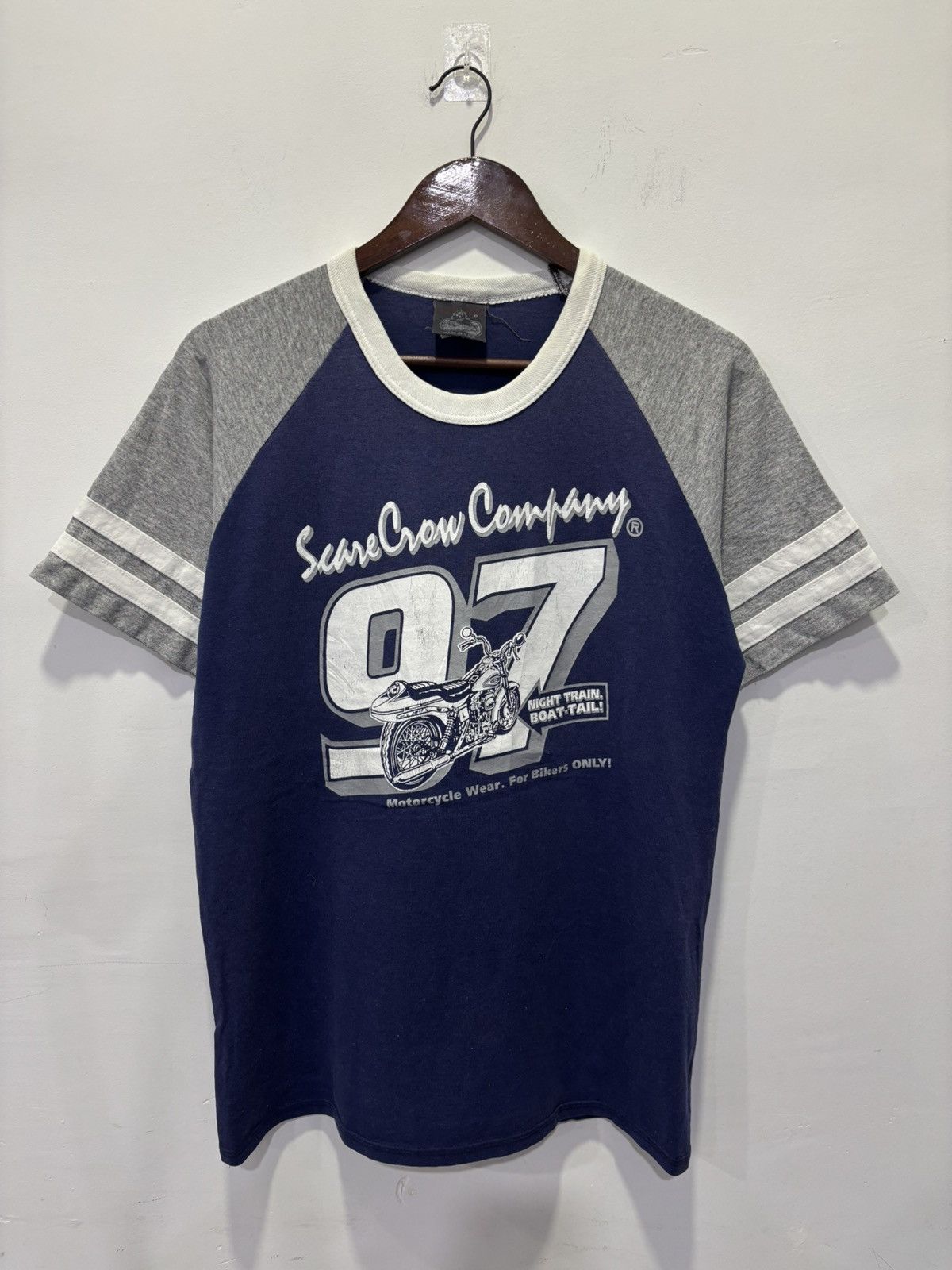 Vintage Vintage Scarecrow Company Motorcycle Tshirt Size US M / EU 48-50 / 2 - 1 Thumbnail