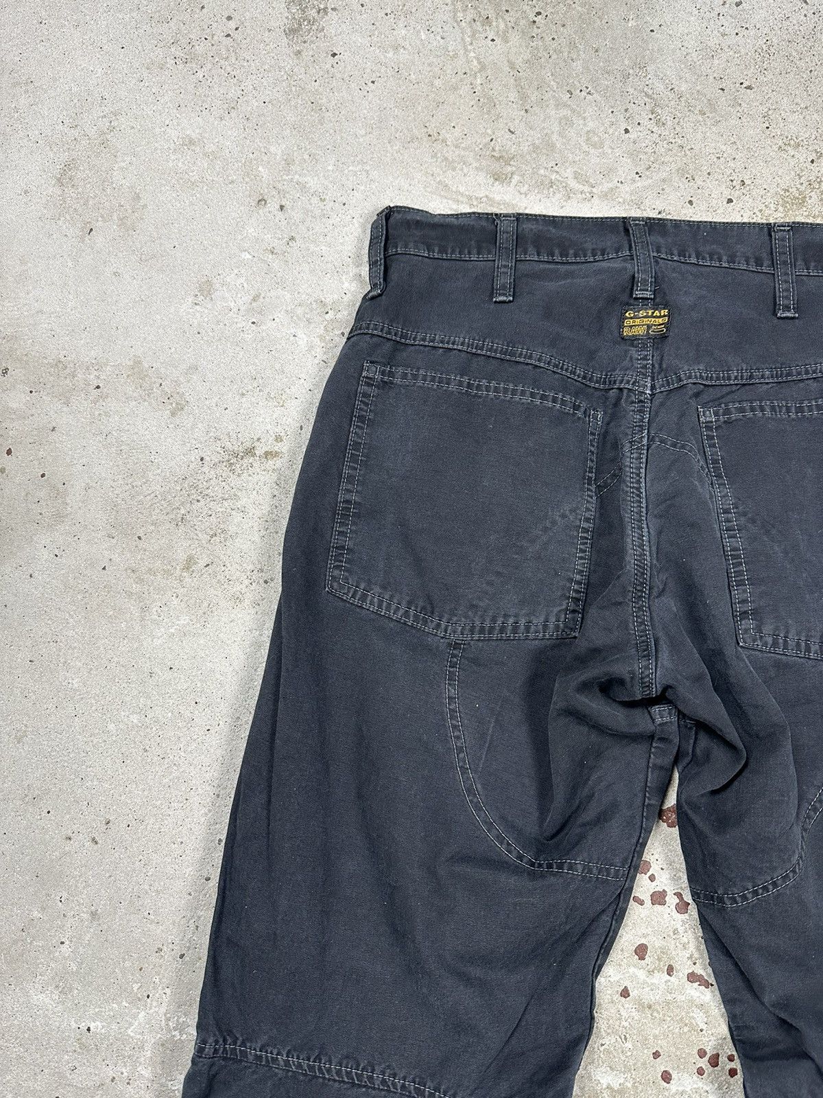 G-Star × Vintage Vintage Y2K G Star Raw S C Elwood Double Knee Pants Size US 32 / EU 48 - 12 Thumbnail
