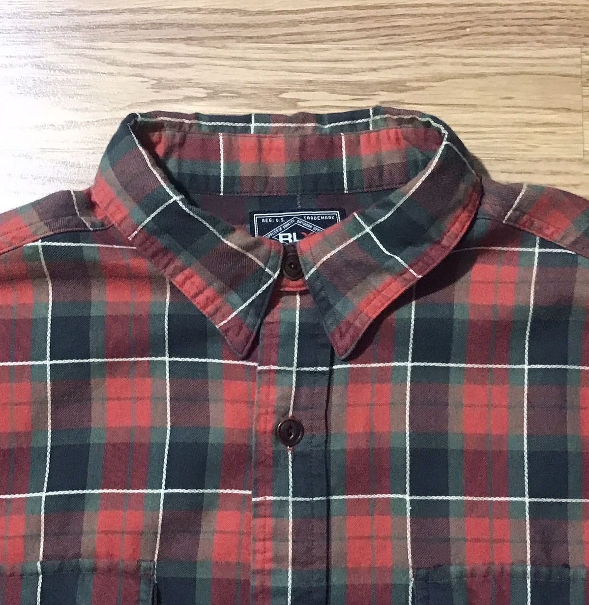 Polo Ralph Lauren × Ralph Lauren × Vintage Ralph Lauren RLX Vintage 90s Flannel Button Up Shirt Large Size US L / EU 52-54 / 3 - 9 Thumbnail