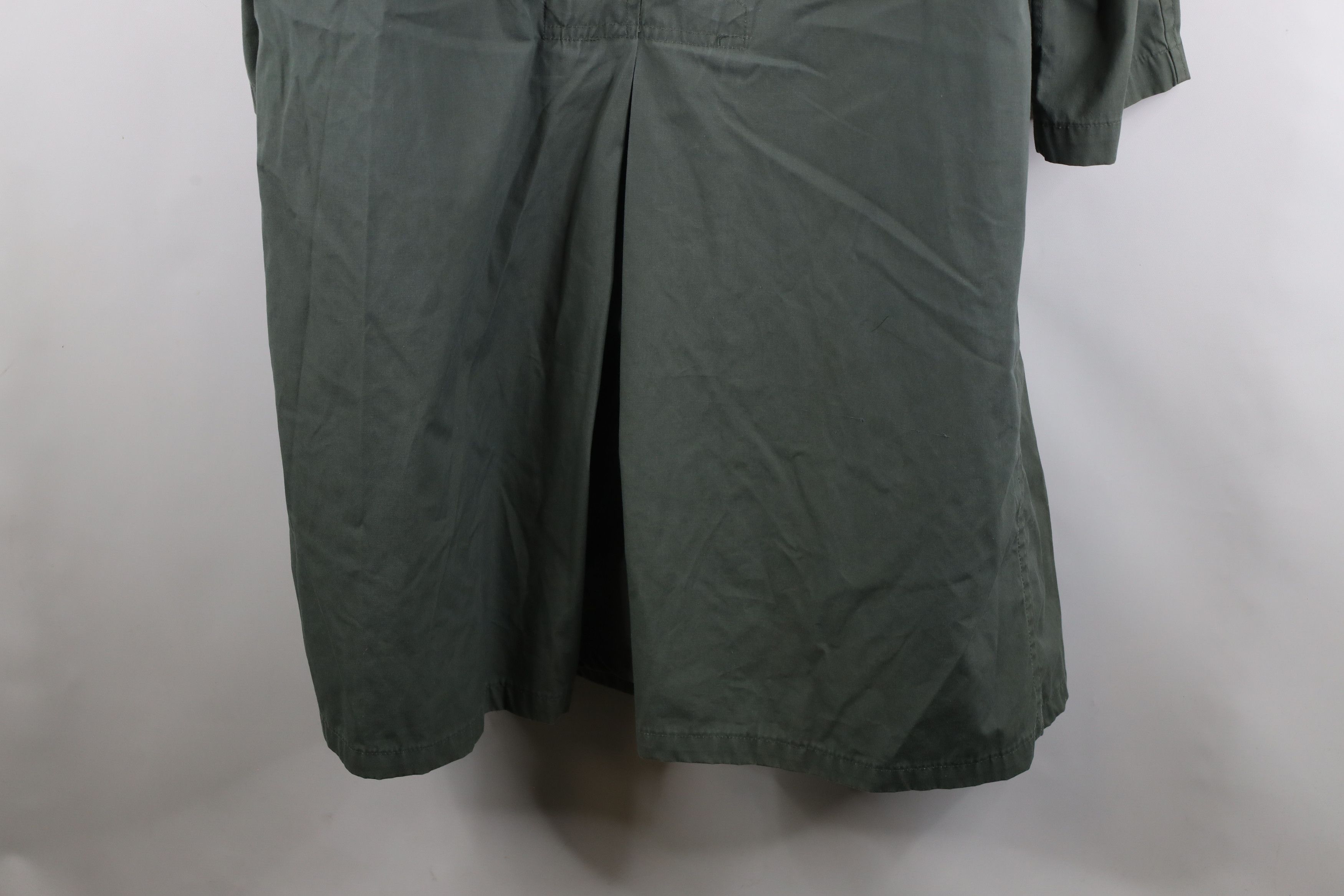 Vintage Vintage 70s Vietnam War 274 Green Raincoat Trench Coat USA Size US L / EU 52-54 / 3 - 17 Thumbnail