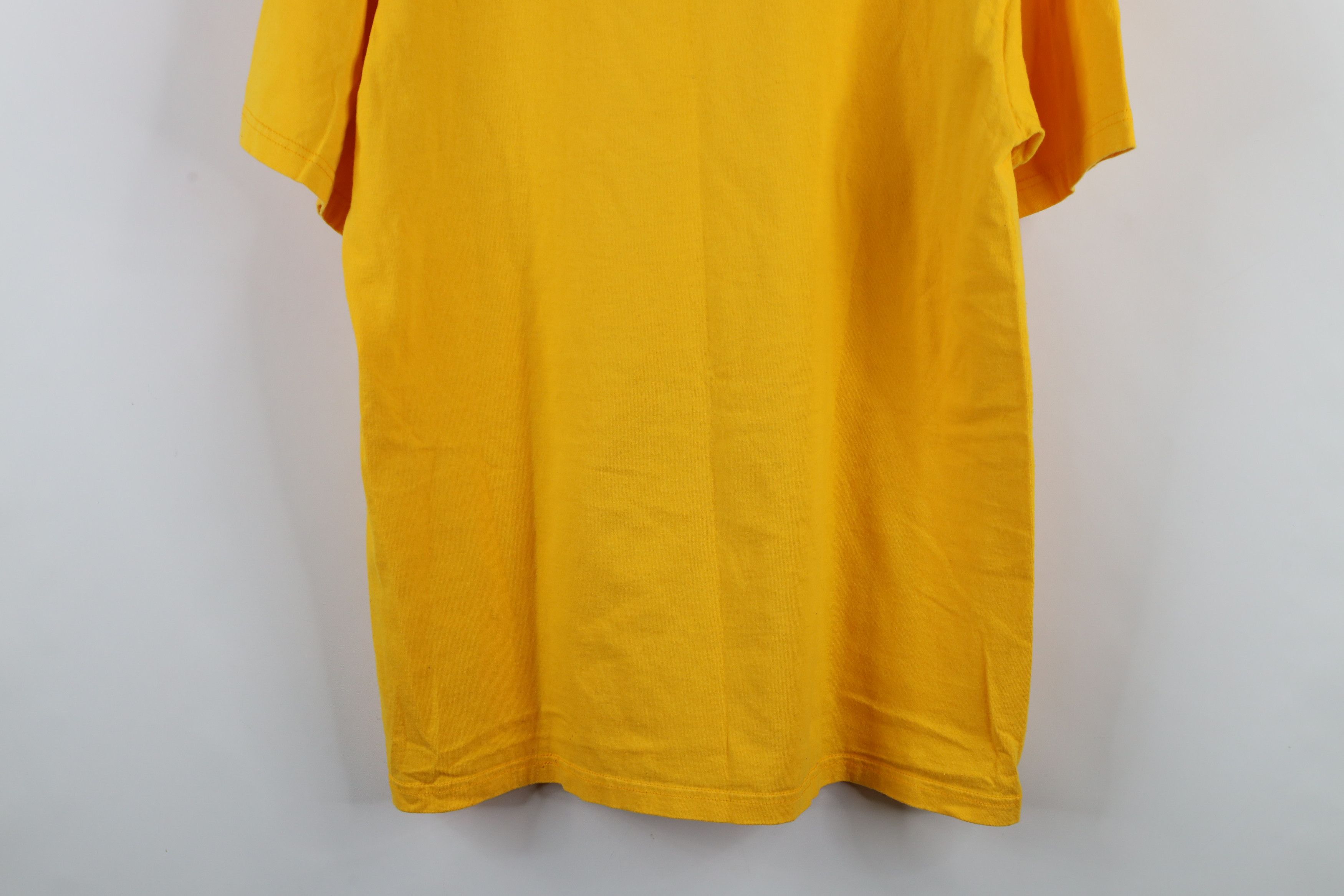 Dickies × Vintage Vintage 90s Dickies Spell Short Sleeve Pocket T-Shirt Yellow Size US L / EU 52-54 / 3 - 11 Thumbnail
