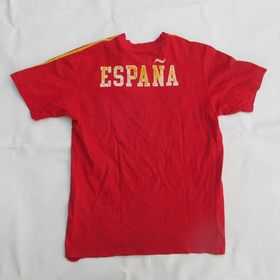 Adidas Adidas spain Espana 3 Stripes ringer tee tshirt ringer Red Size US M / EU 48-50 / 2 - 6 Thumbnail