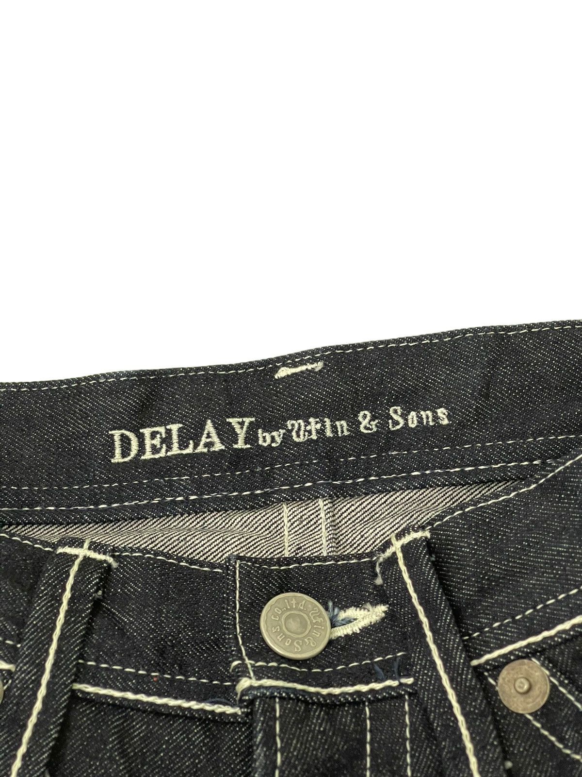 Japanese Brand Flare Jeans Ufin & Sons Japan Faded Boot Cut 8🟦7 Size US 31 - 10 Thumbnail