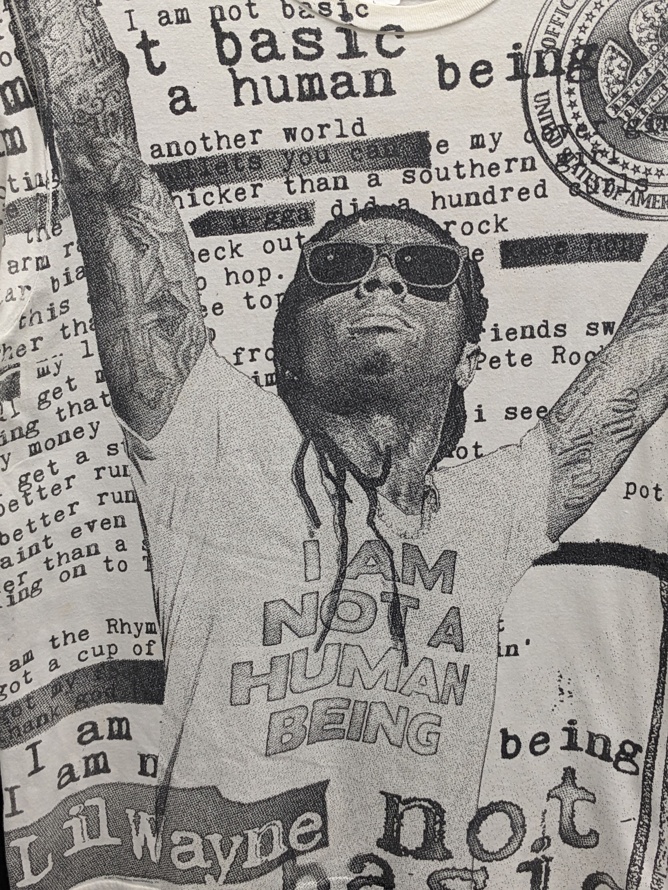 Rap Tees Vintage American Rapper Lil Wayne Band Tees Rap Tshirt Size US L / EU 52-54 / 3 - 3 Thumbnail
