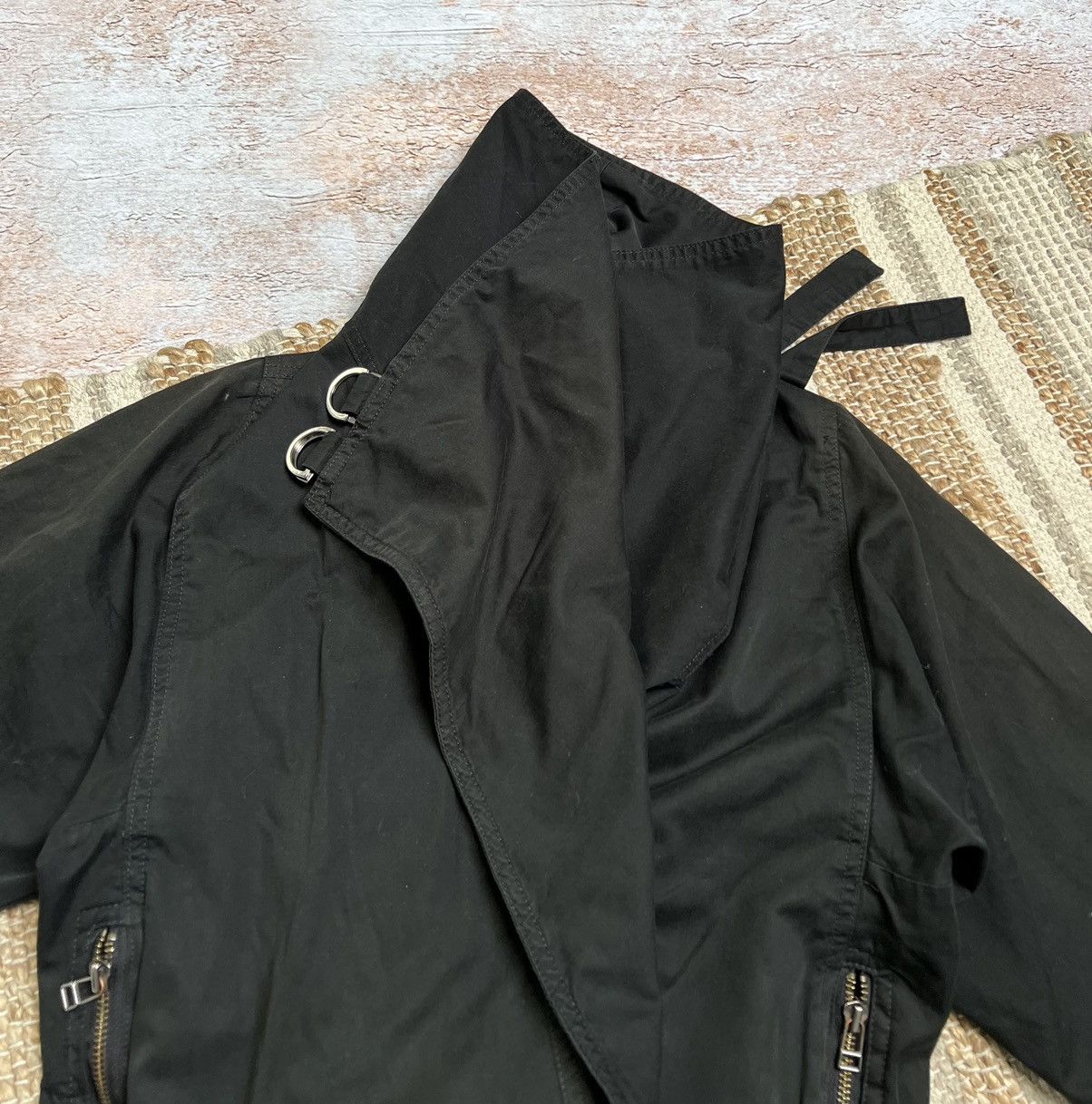 Japanese Brand Vintage asymmetrical light jacket Size S / US 4 / IT 40 - 4 Thumbnail