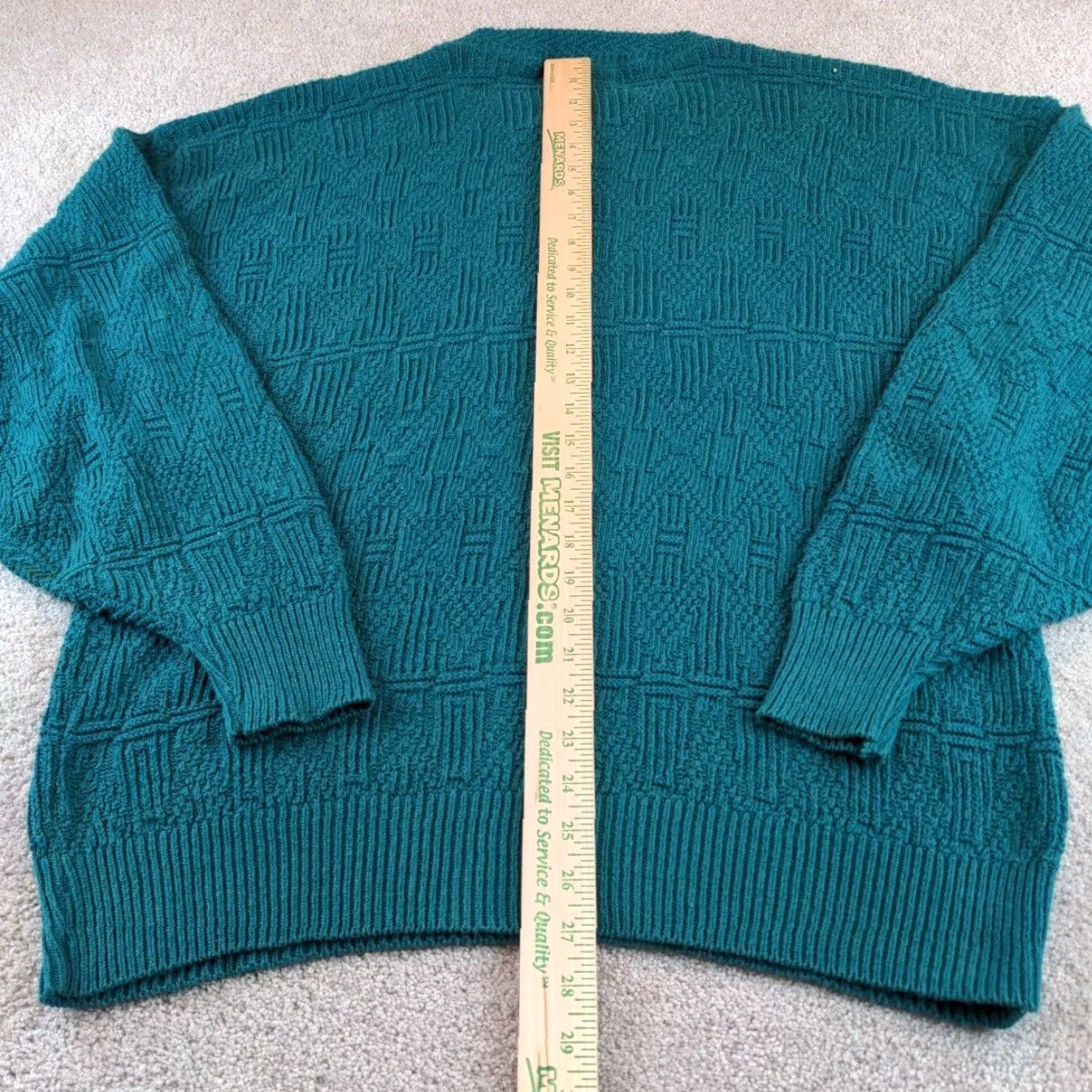 Vintage VINTAGE Steeple Chase Sweater Mens Large Green Geometric Made USA L Size US L / EU 52-54 / 3 - 5 Thumbnail