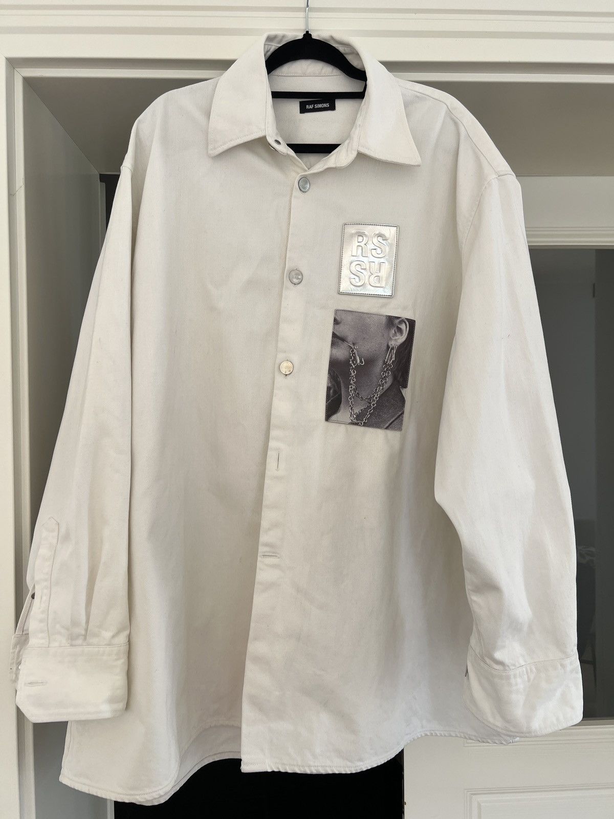 Raf Simons Oversized Patched Shirt/Jacket Size US L / EU 52-54 / 3 - 1 Thumbnail