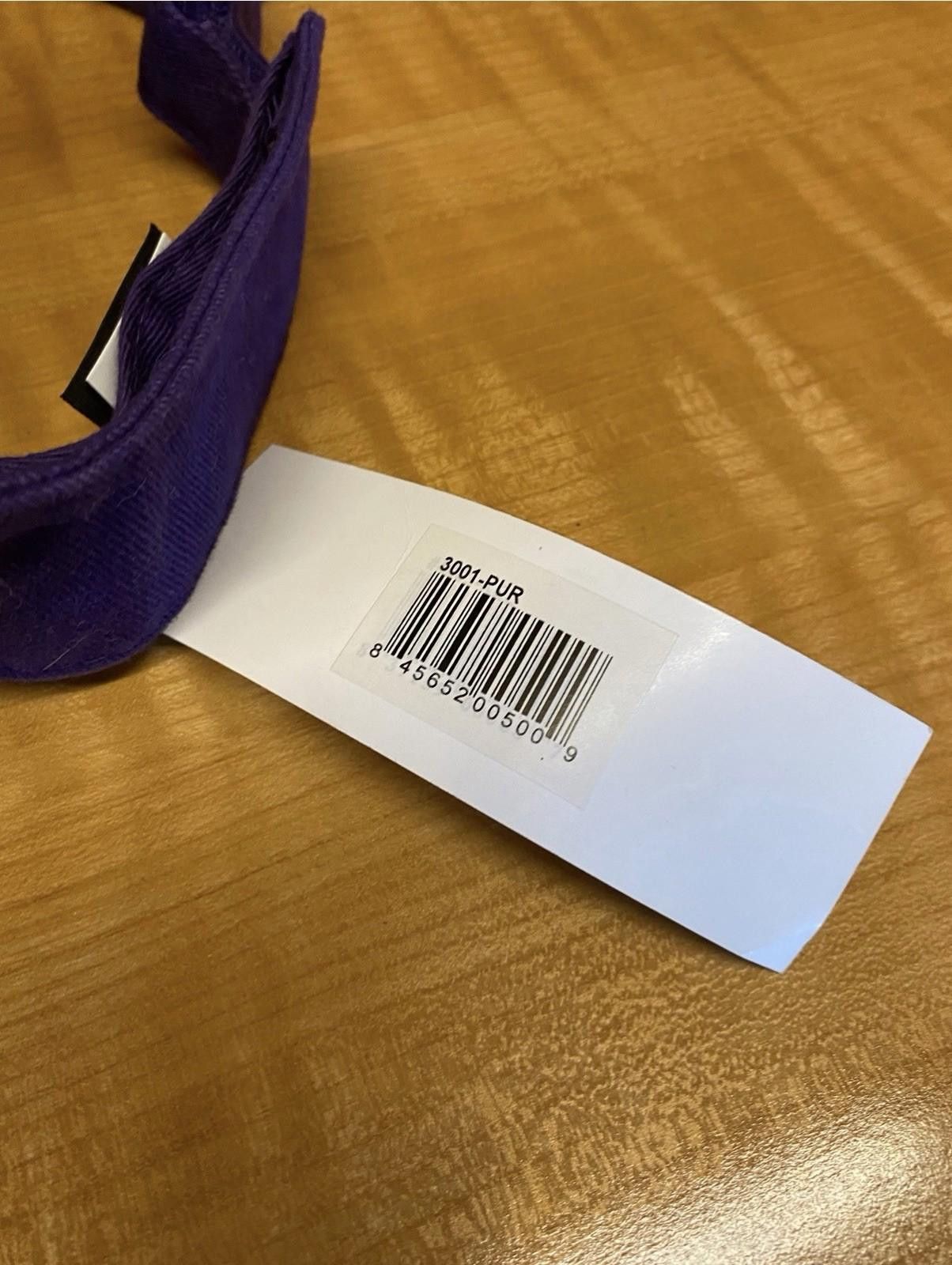 Other “CHAMBORD™” Sun Visor Purple Unisex Adjustable Acrylic Blend Size ONE SIZE - 2 Thumbnail