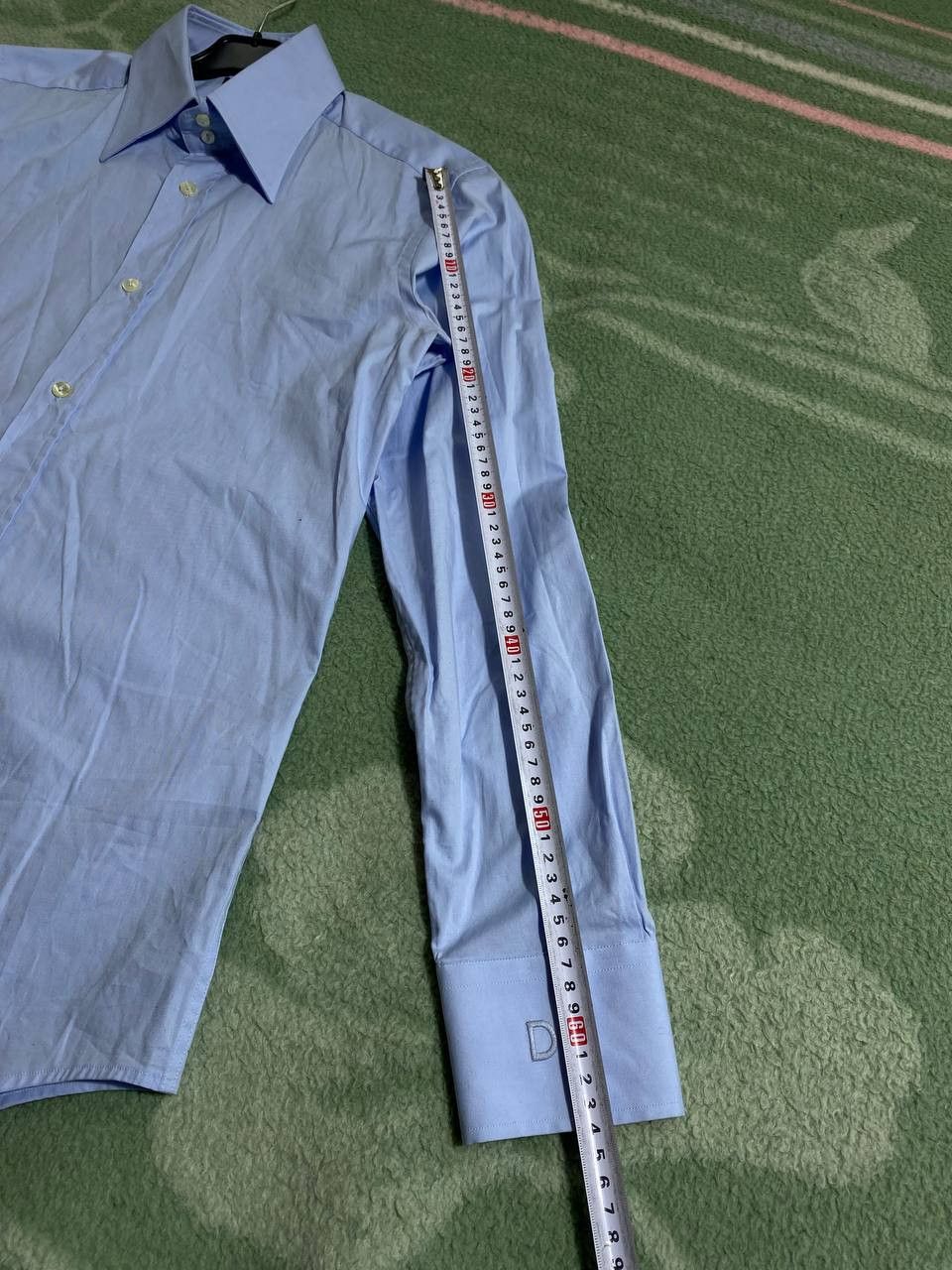 Dolce & Gabbana DOLCE & GABBANA Gold Classic Button Up Shirt Long Sleeve Size US M / EU 48-50 / 2 - 13 Thumbnail