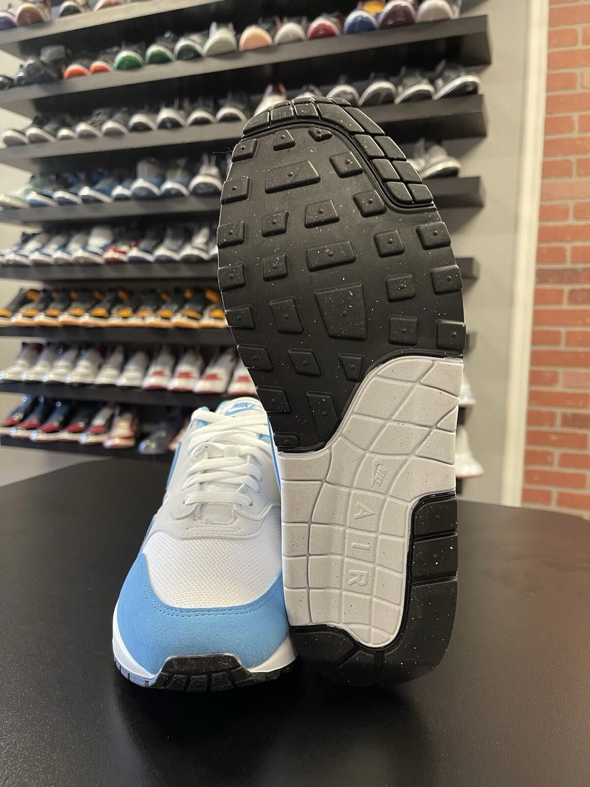 Nike Size 10 - Nike Air Max 1 Shoes 'White University Blue' Size US 10 / EU 43 - 10 Thumbnail