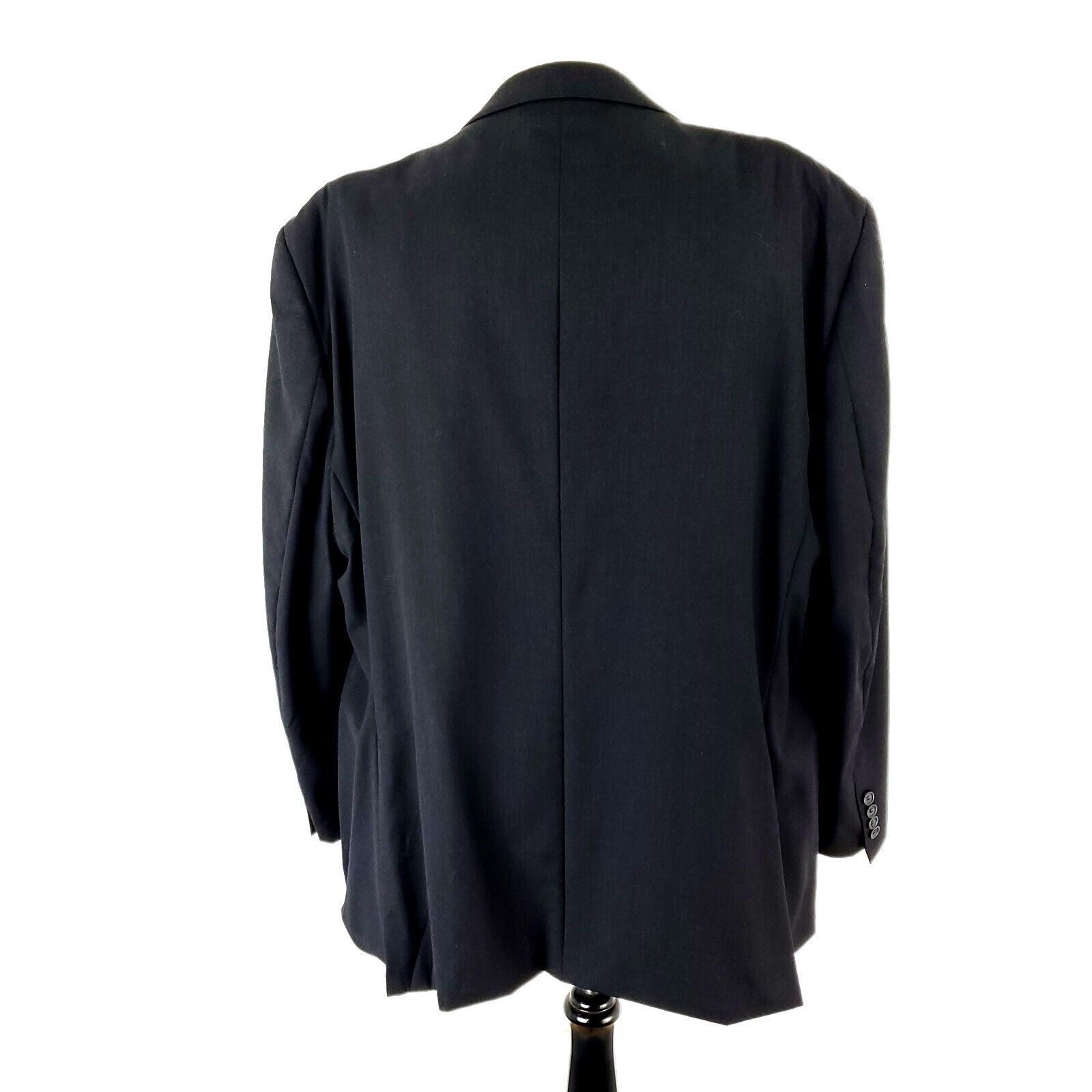 Pronto Uomo Pronto Uomo Platinum Wool 2 Button Blazer 48L Blue Tagged 50 Size ONE SIZE - 5 Thumbnail