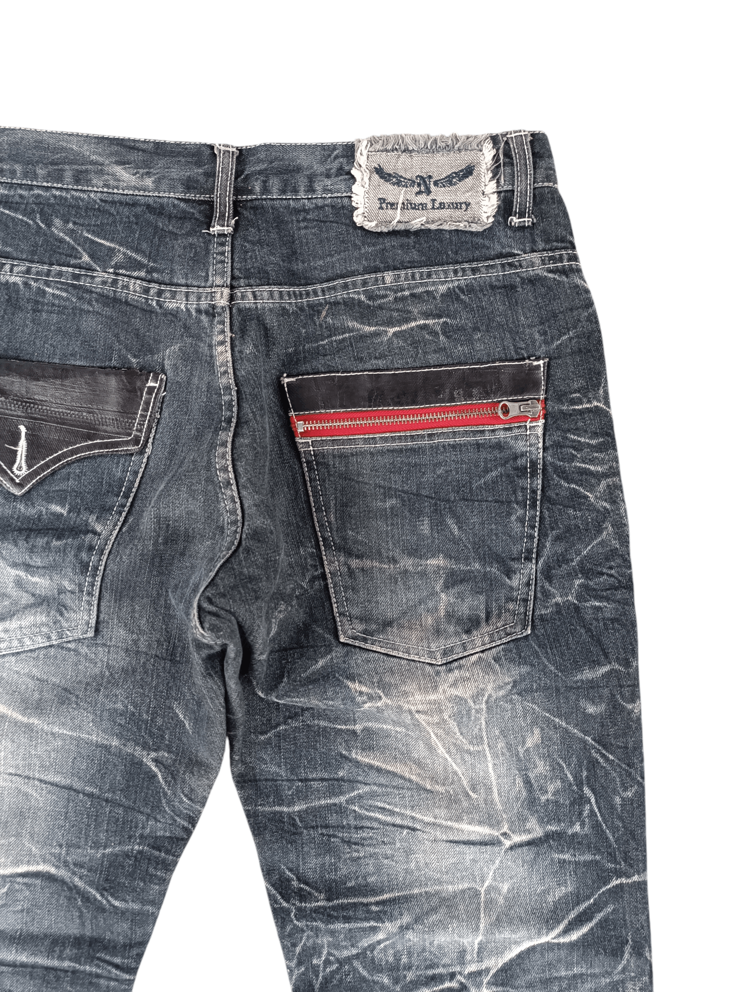 Hysteric Glamour Nylaus Japan Claw Mark Tassel Stud Jeans Size US 32 / EU 48 - 7 Thumbnail