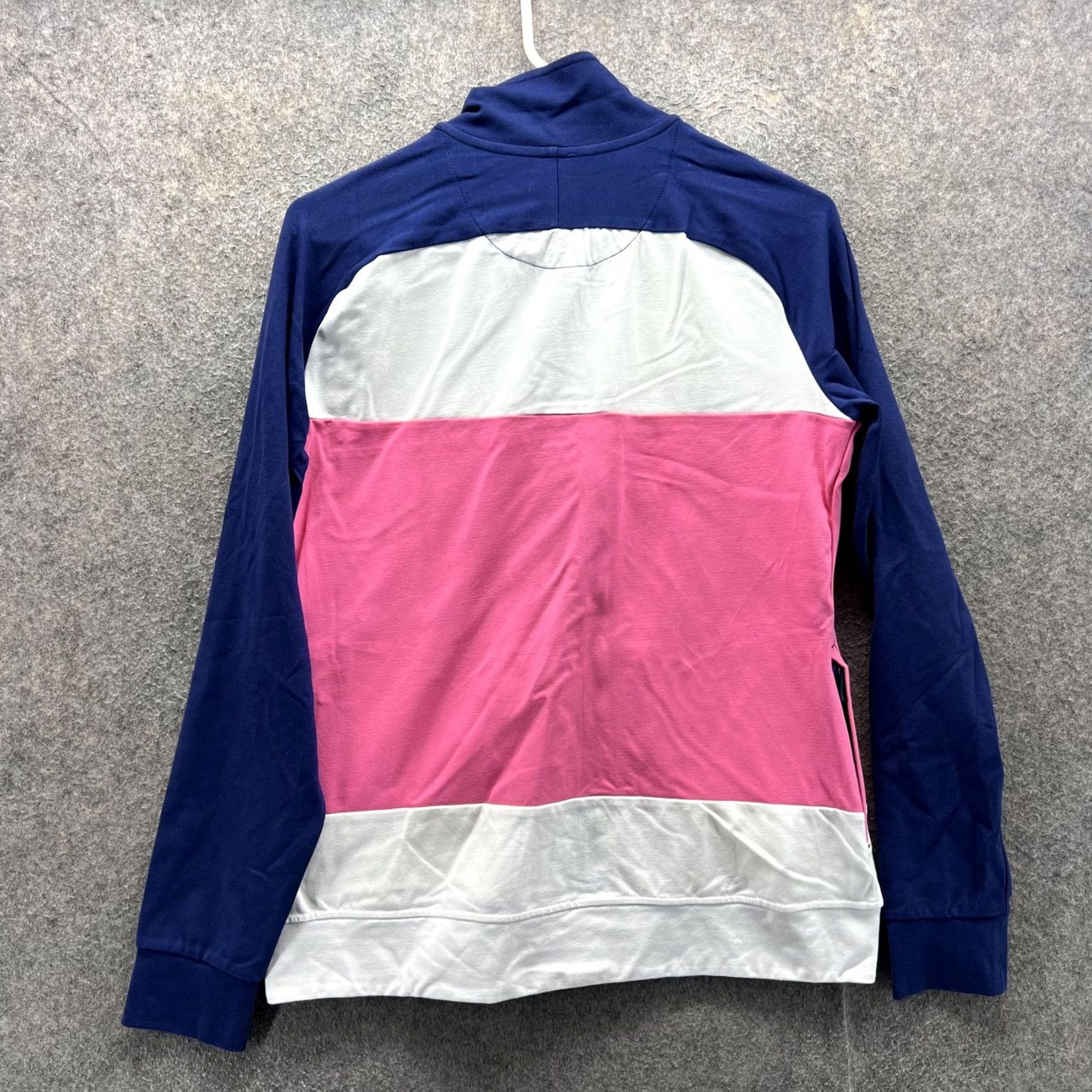 Nautica Nautica Jacket Womens Medium Multicolor Colorblock Full Zip Track Stretch Top Size M / US 6-8 / IT 42-44 - 2 Thumbnail