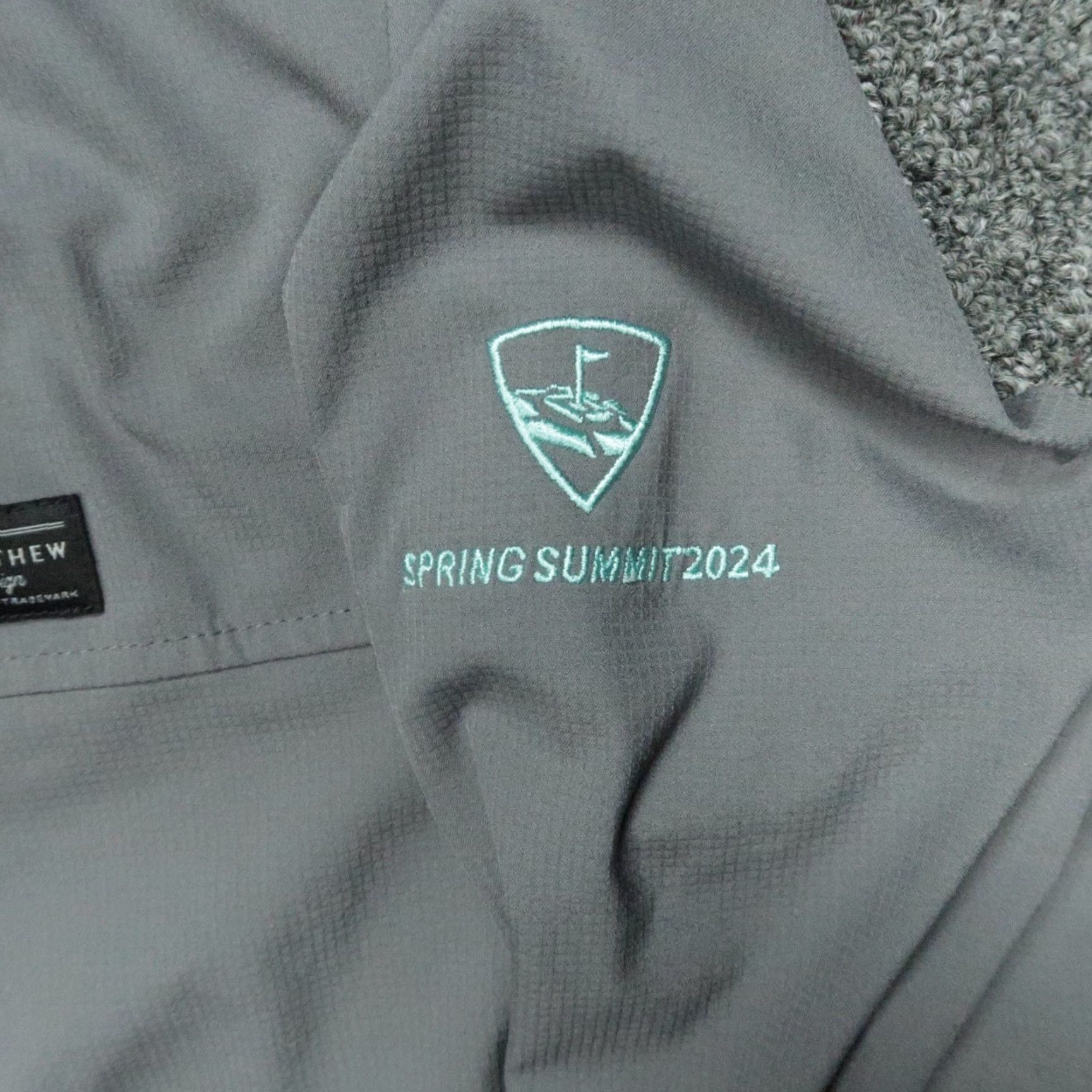 TravisMathew Travis Mathew Jacket Men Medium Gray Wanderlust Full Zip Pockets Hooded Golf Size US M / EU 48-50 / 2 - 5 Thumbnail