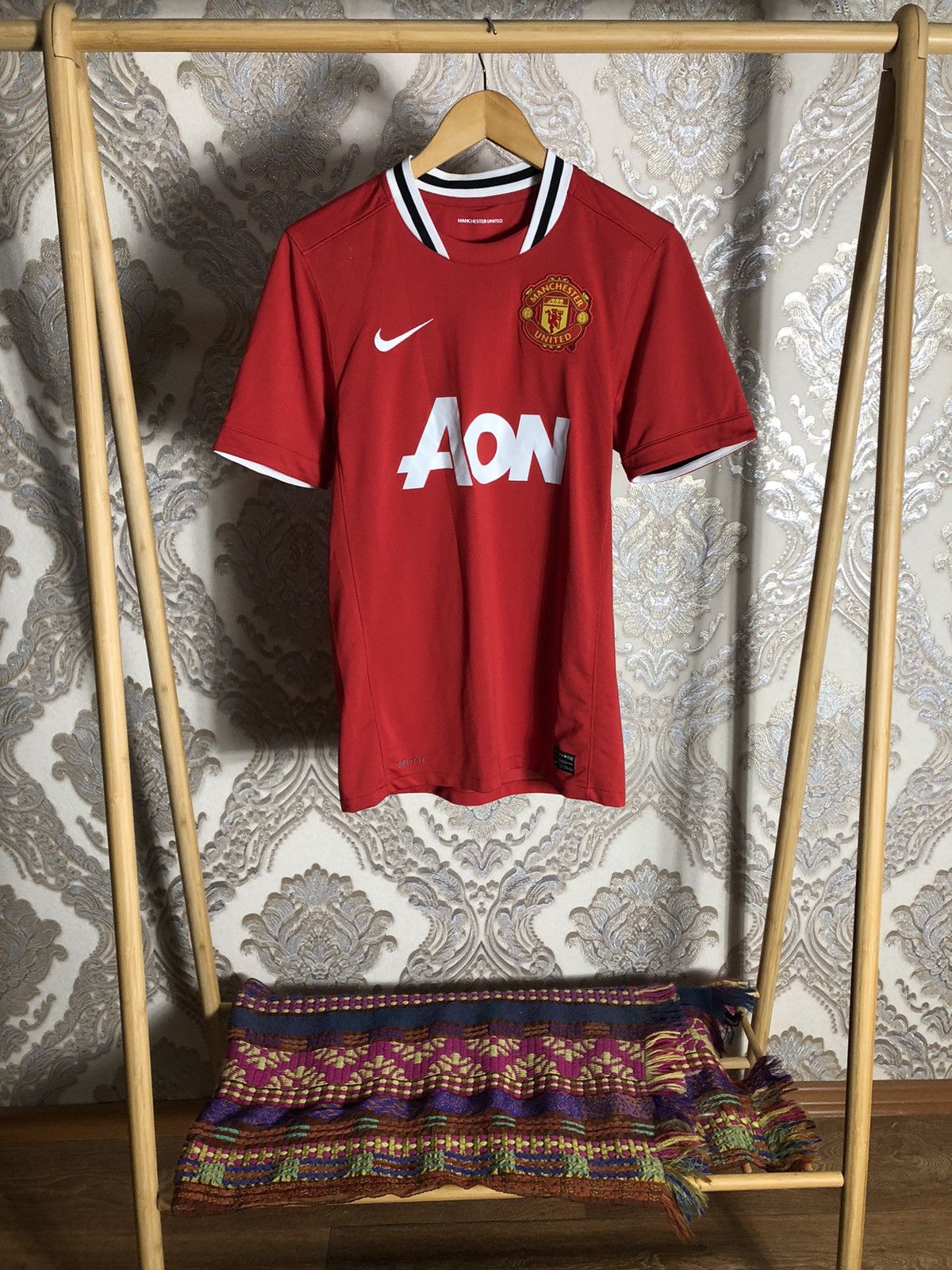 Nike VINTAGE NIKE FC MANCHESTER UNITED ENGLAND SOCCER JERSEY Y2K Size US S / EU 44-46 / 1 - 1 Thumbnail