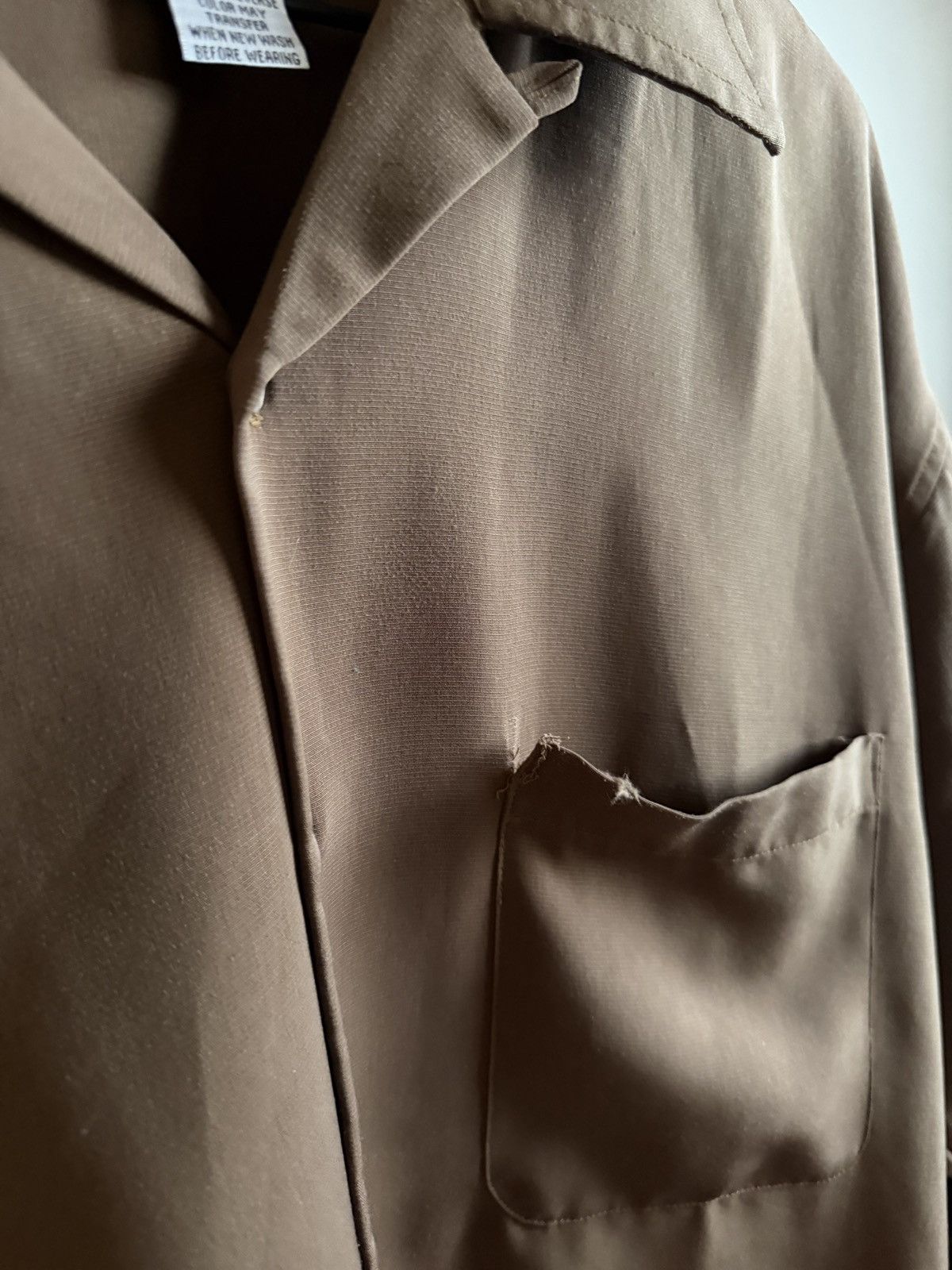 Other Vintage brown minimal short sleeve button up Size US L / EU 52-54 / 3 - 4 Thumbnail