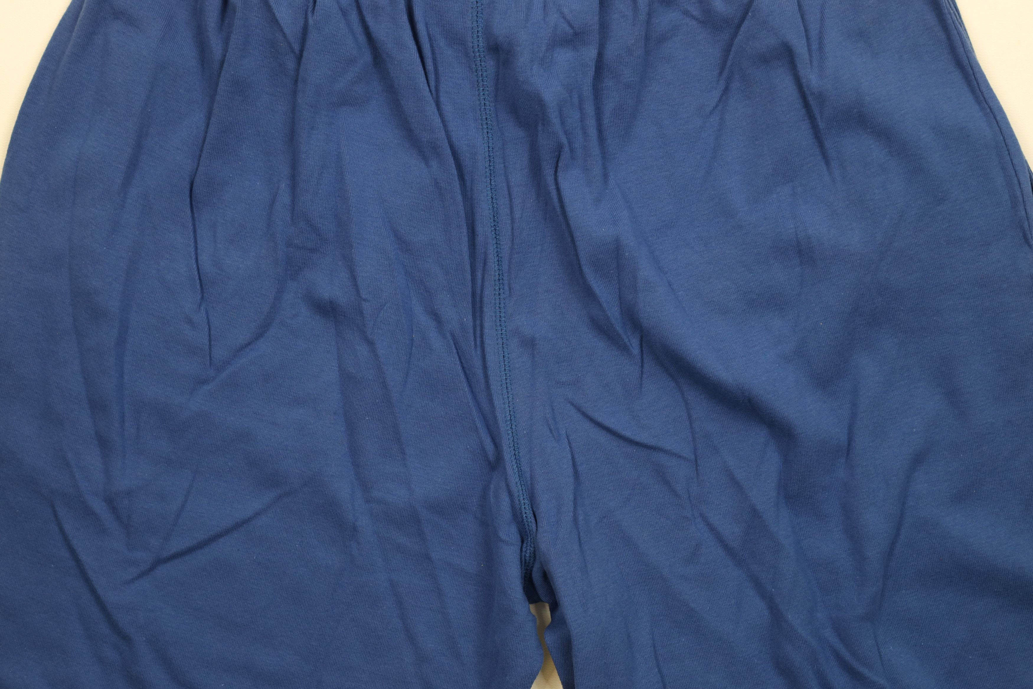 Adidas Deadstock Vintage 90s Adidas Above Knee Shorts Royal Blue Size US 36 / EU 52 - 14 Thumbnail
