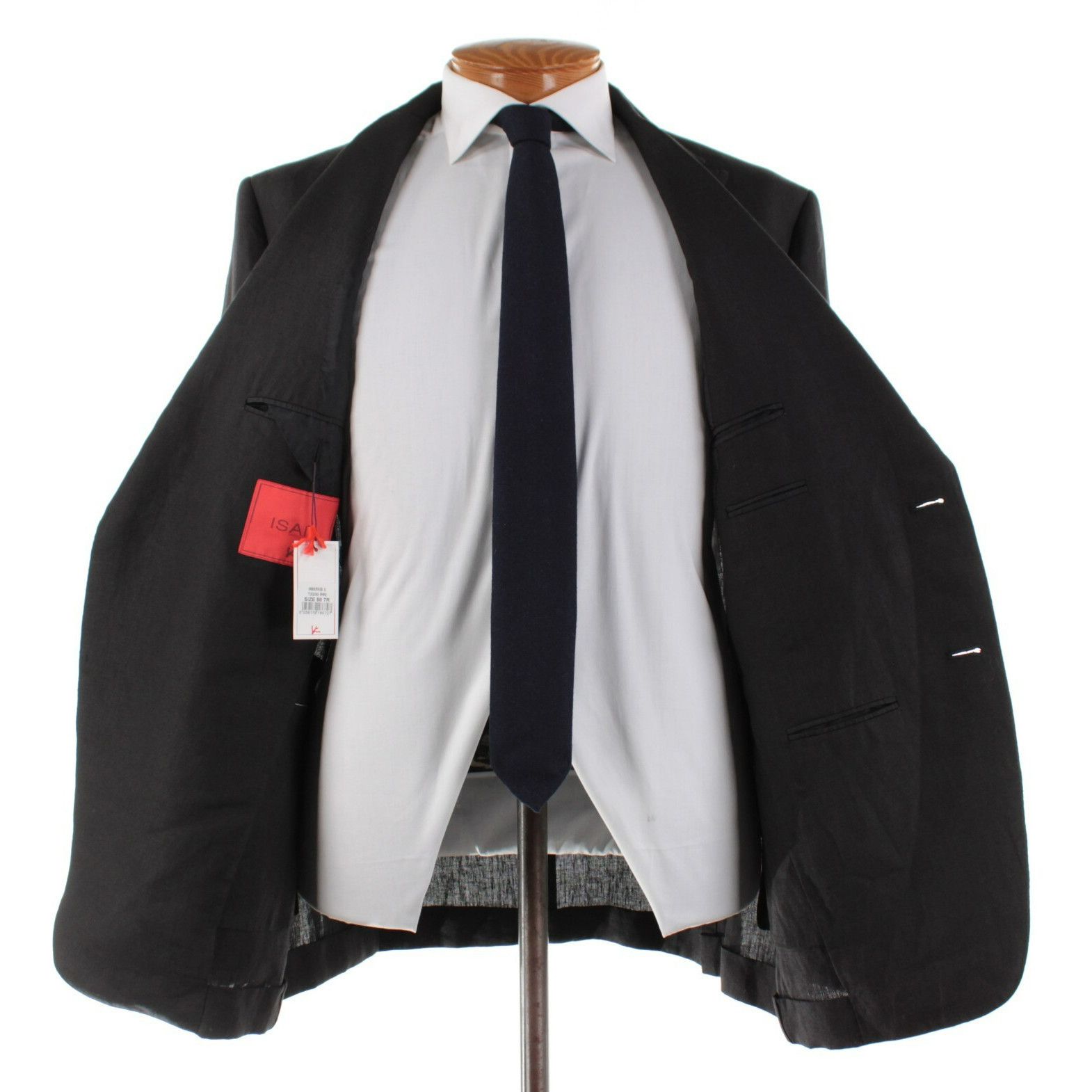 Isaia isaia Suit Size US 48 Regular in Black Size 48R - 8 Thumbnail
