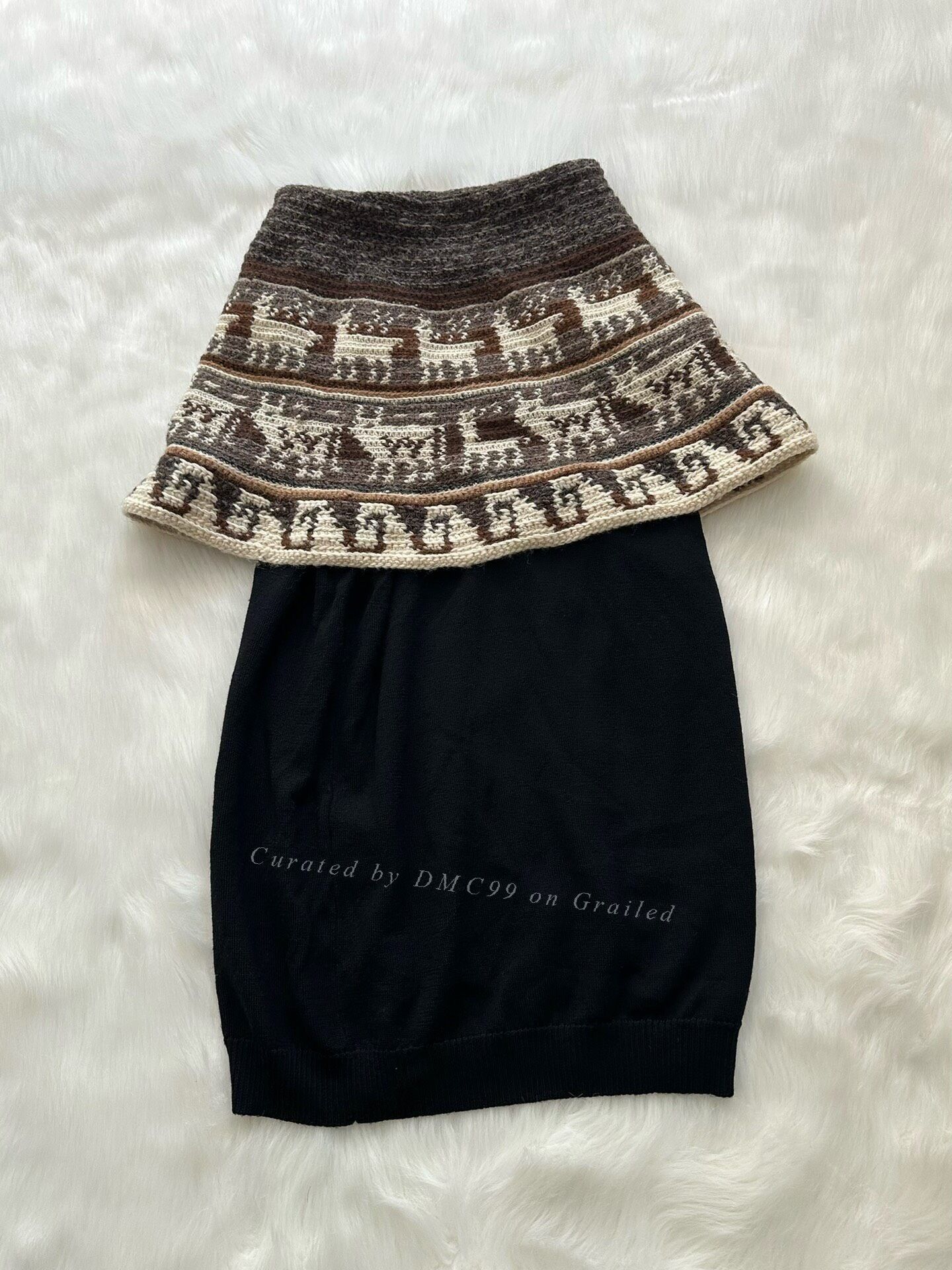 Comme des Garcons Comme des Garçons Tricot Deer Knit Cape Top Size M / US 6-8 / IT 42-44 - 1 Thumbnail