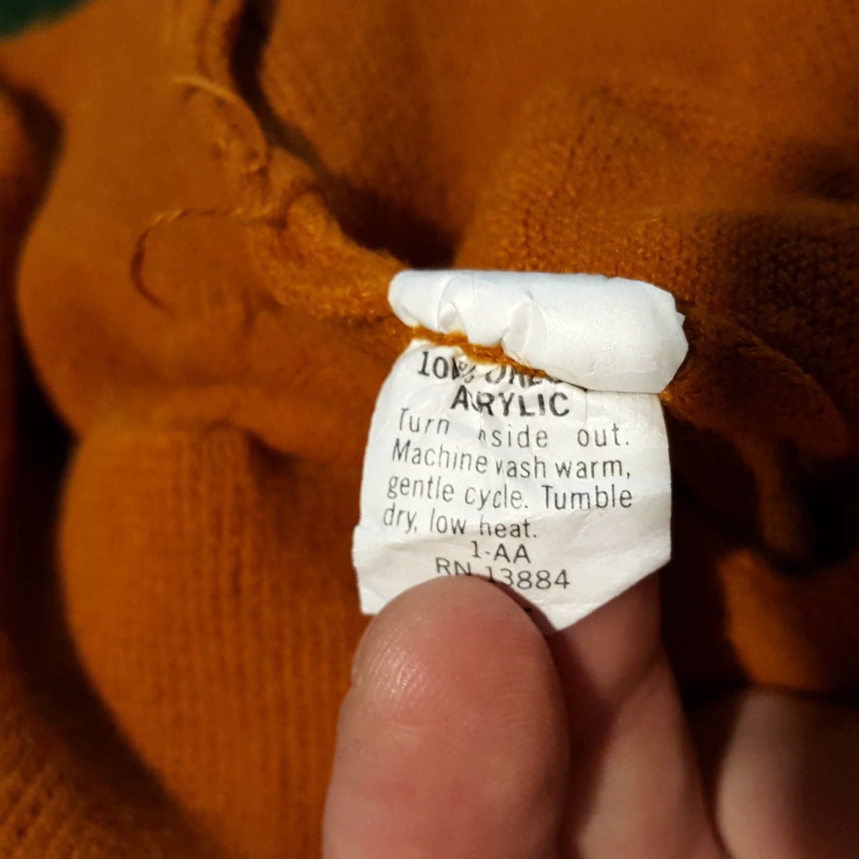 Vintage VINTAGE Antigua Burnt Orange Women's Size M Pullover Knit Sweater 80s 90s Casual Winter Ski Orange Womens Reg Knit Size M / US 6-8 / IT 42-44 - 6 Thumbnail
