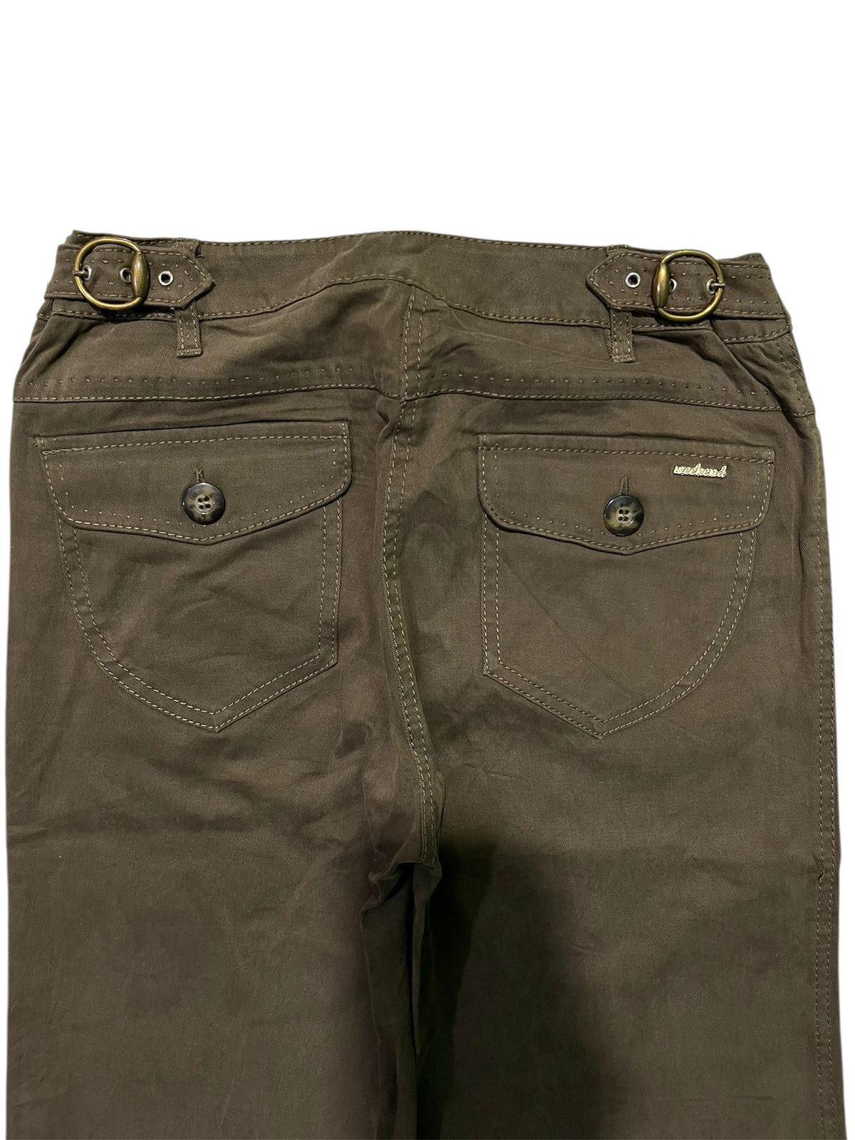 Weekend Max Mara Weekend Max Mara Buckleback Pants Size 26" / US 2 / IT 38 - 3 Thumbnail