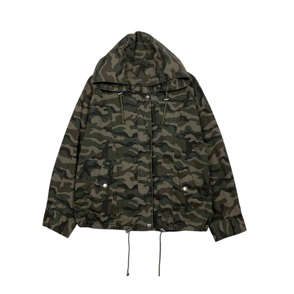 Japanese Brand COLONY 2139 Jungle Camo Hoodie Jacket Parka #2415-C108 Size US S / EU 44-46 / 1 - 1 Thumbnail