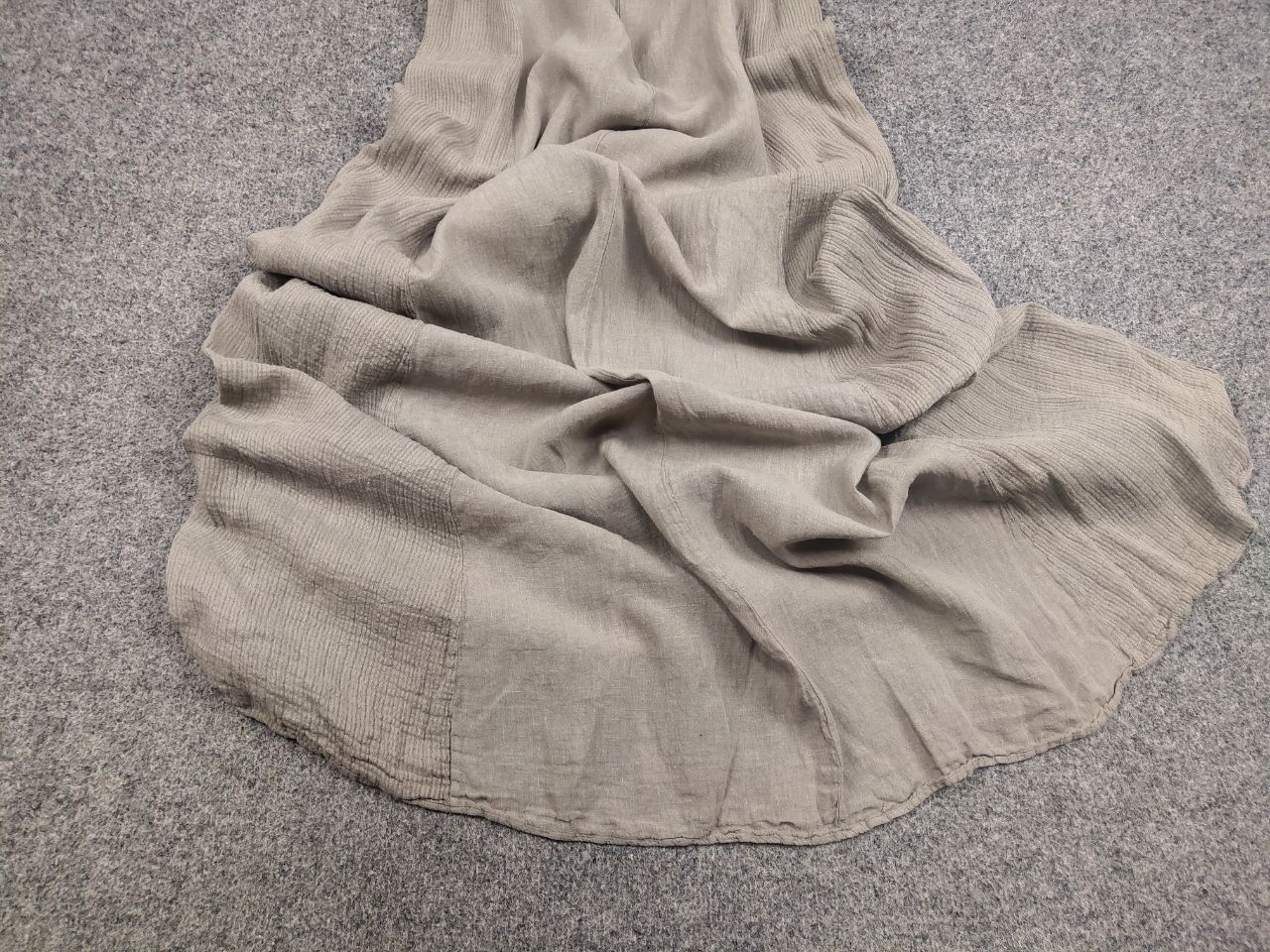 Transit Transit Par Such design Beige Linen A line Long Dress Size XL / US 12-14 / IT 48-50 - 5 Thumbnail