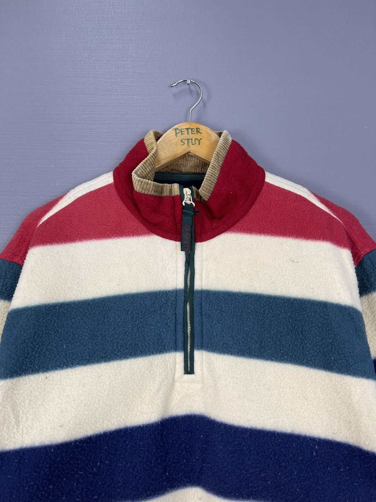 Gant × Vintage Vintage Gant Fleece Anorak Size US M / EU 48-50 / 2 - 5 Thumbnail