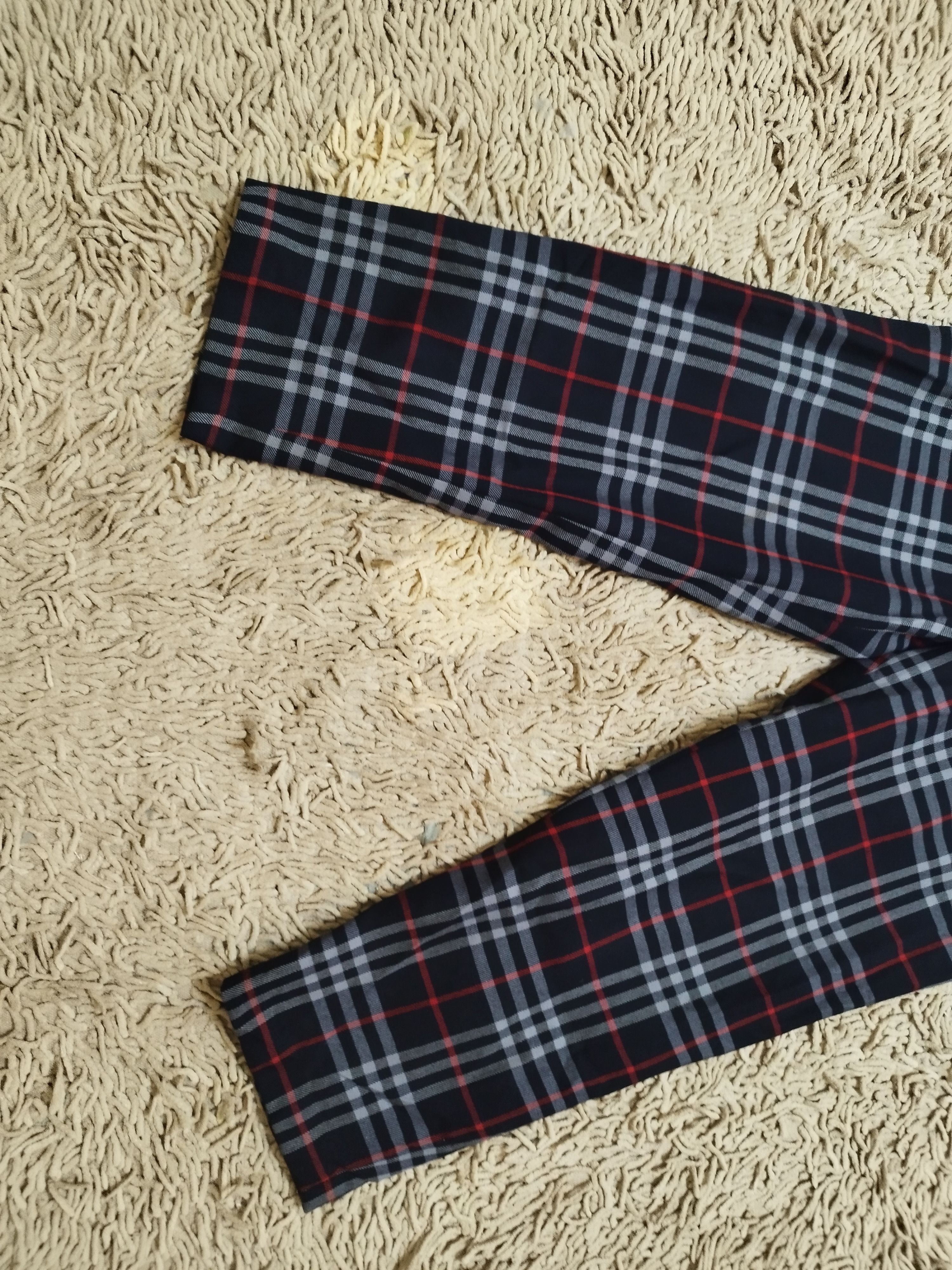 Vintage BURBERRY nova check wool pants display picture 1