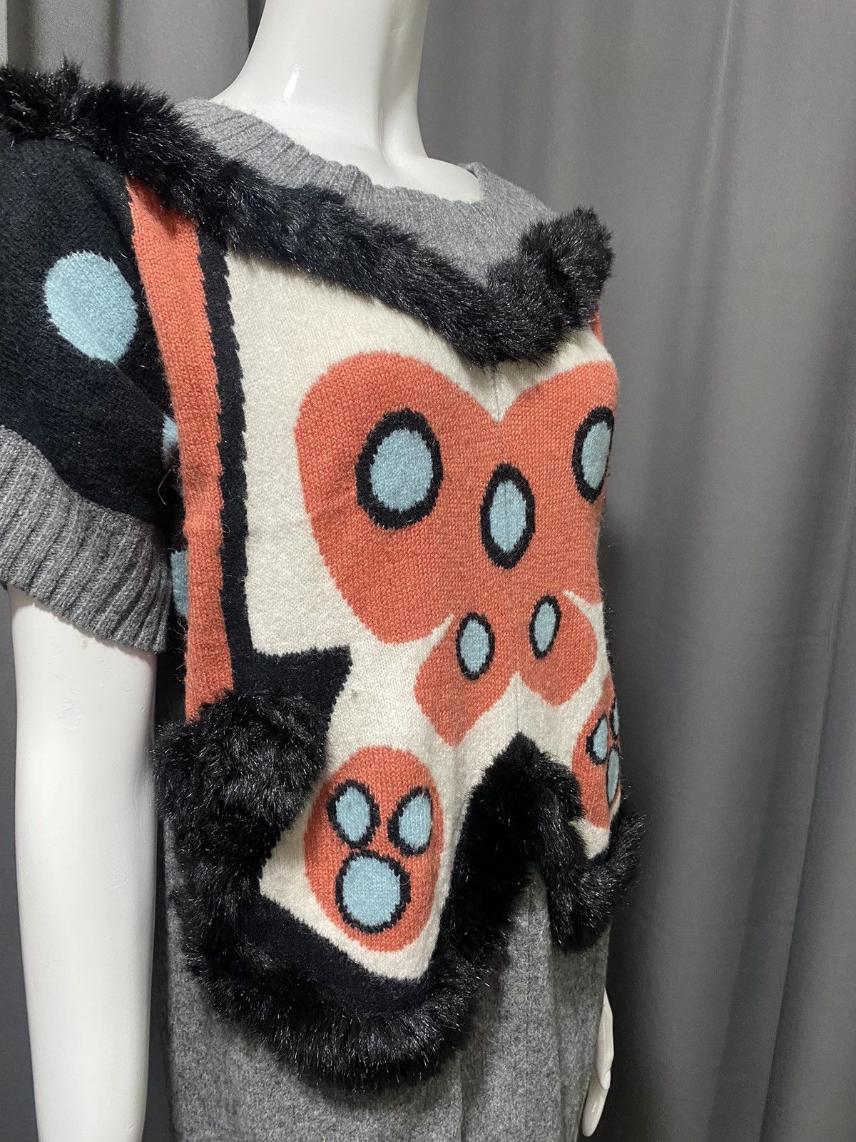 Issey Miyake × mercibeaucoup Mercibeaucoup by Issey Miyake- Wool/ Nylon Blend Dress Size L / US 10 / IT 46 - 9 Thumbnail