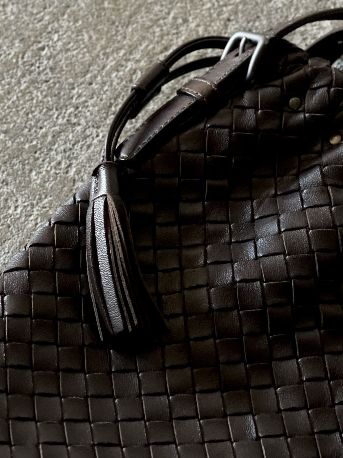 Bottega Veneta Bottega Veneta - Drawstring Tassel Bucket - Shoulder Bag Size ONE SIZE - 14 Thumbnail