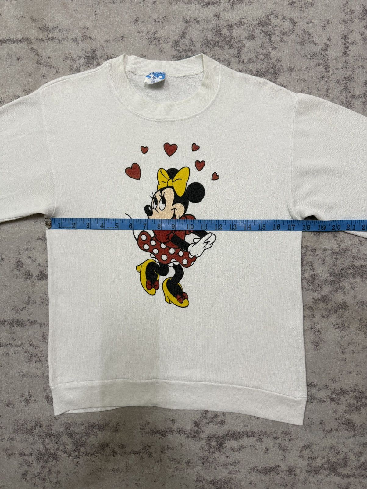 Disney Vintage 1980s White Disney Minnie Mouse Sweatshirt Size S / US 4 / IT 40 - 14 Thumbnail