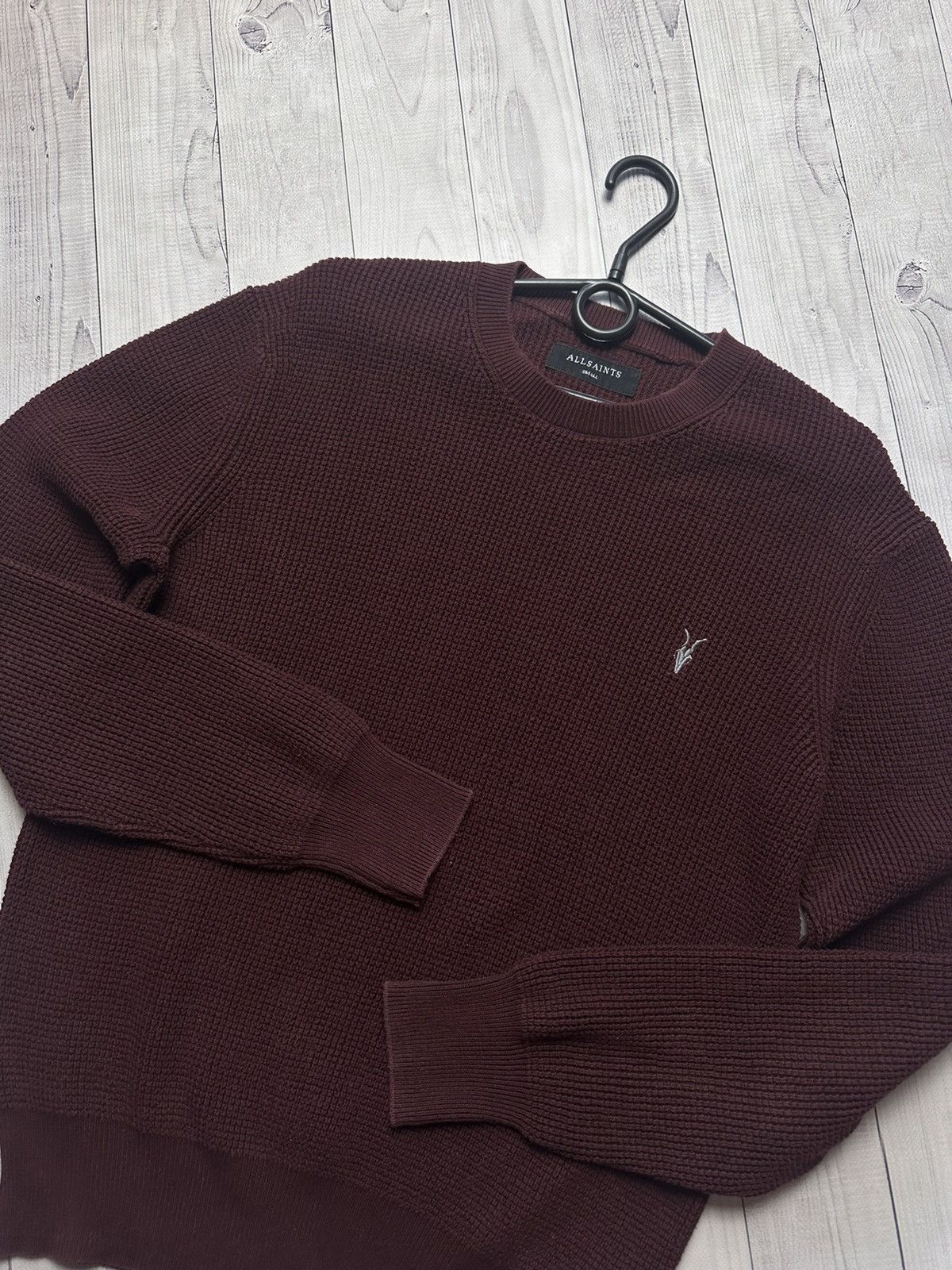 Allsaints × Vintage Vintage red Allsaints sweater size S red logo Size US S / EU 44-46 / 1 - 3 Thumbnail