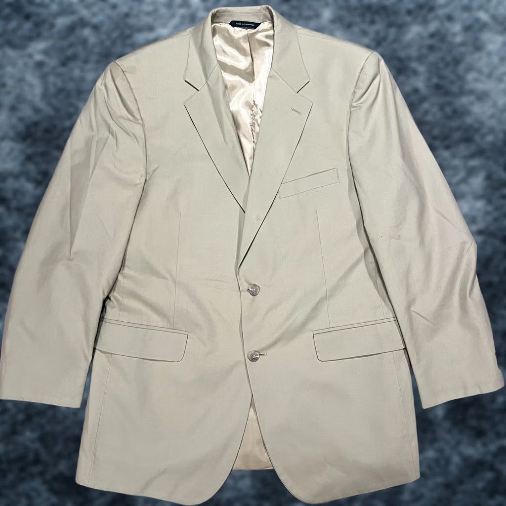 Brooks Brothers Brooks Brothers Suit Sport Coat Blazer Pants Set 43L Mens 36x30 Pleated Beige Size 46R - 1 Thumbnail