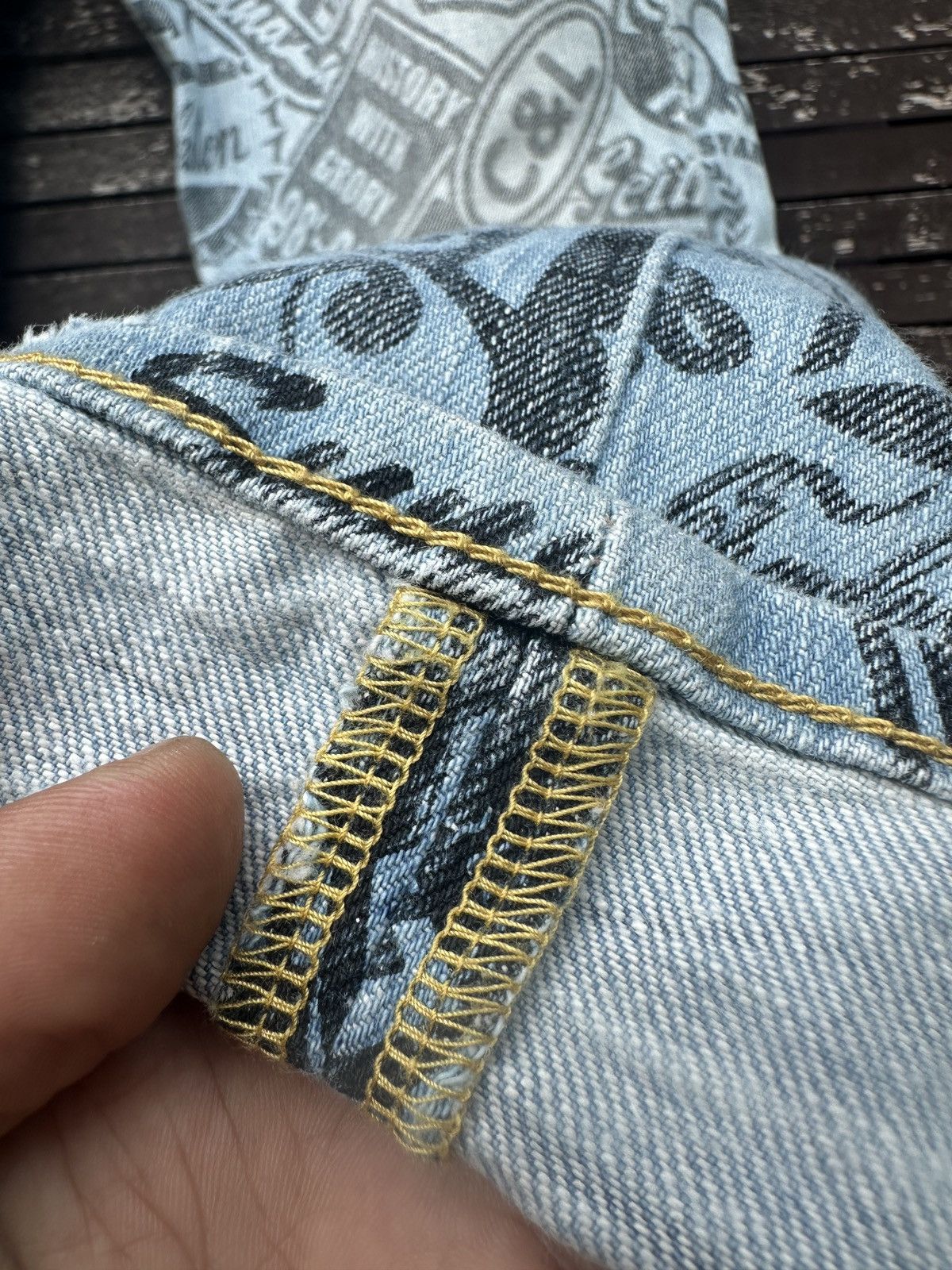 Hysteric Glamour 🔥🔥🔥Co&Lu Full Printed Denim Jeans Size US 30 / EU 46 - 13 Thumbnail