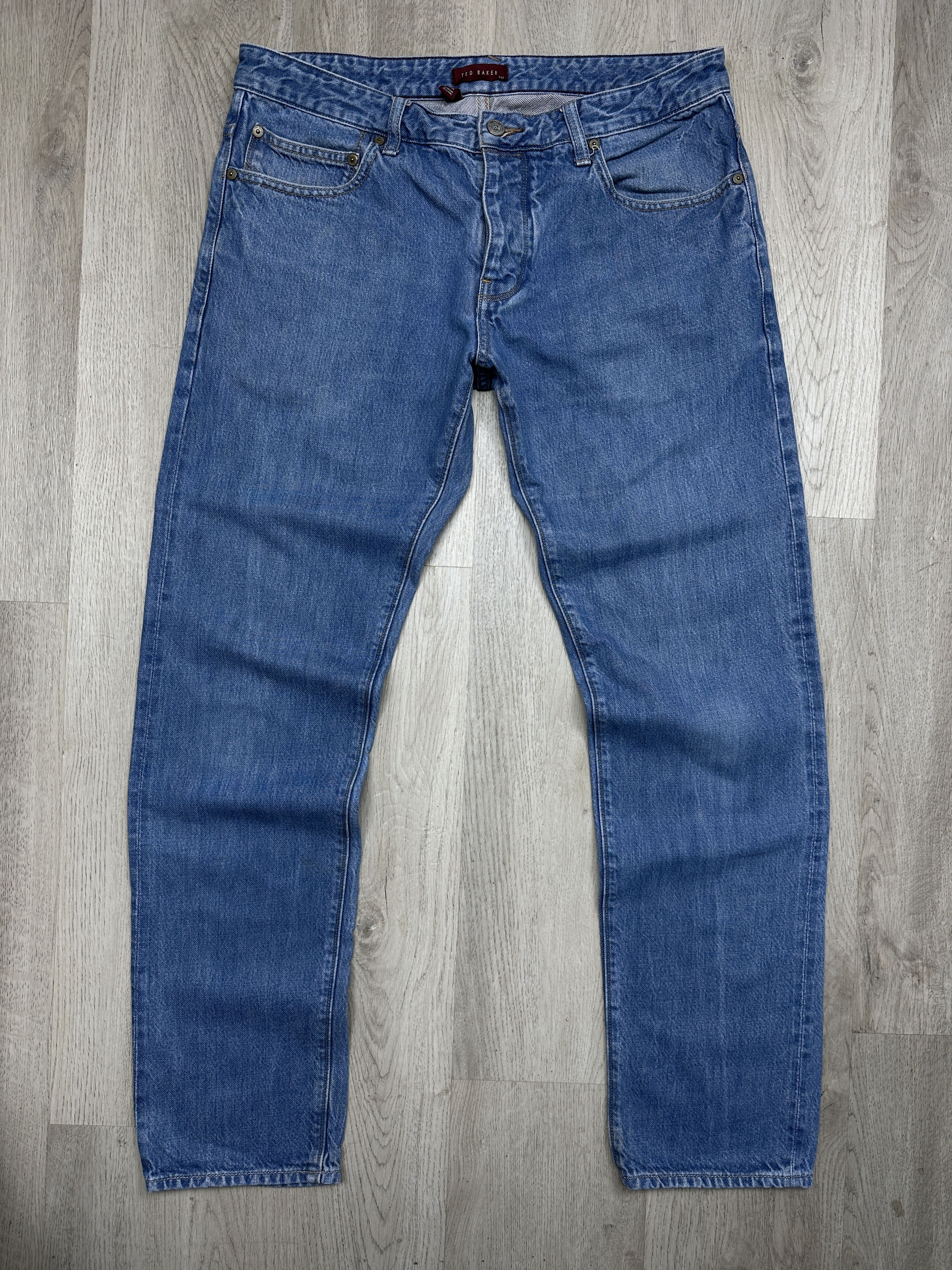Ted Baker Ted Baker Mens Selvedge Denim Pants Jeans Size US 34 / EU 50 - 1 Thumbnail