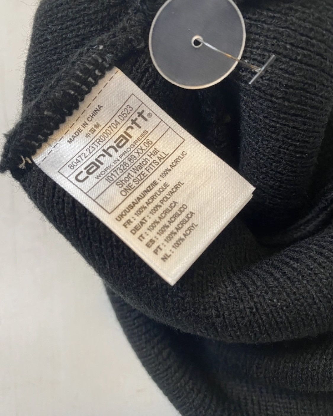 Carhartt Wip Carhartt Wip open store Shibuya size one black cap new Size ONE SIZE - 7 Thumbnail