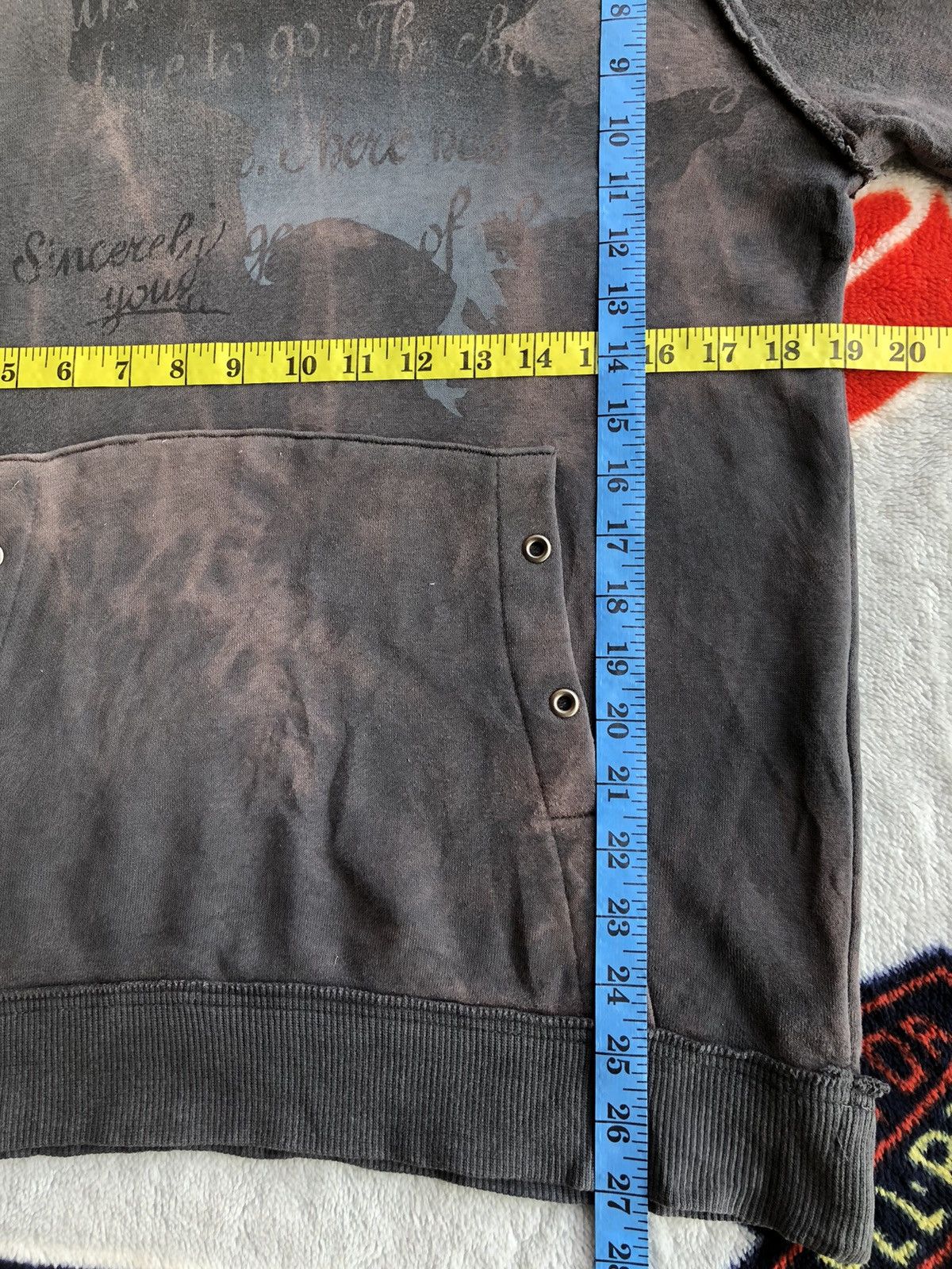 Japanese Brand Vintage 291295 Homme Punk Design Hoodie Size US L / EU 52-54 / 3 - 11 Thumbnail