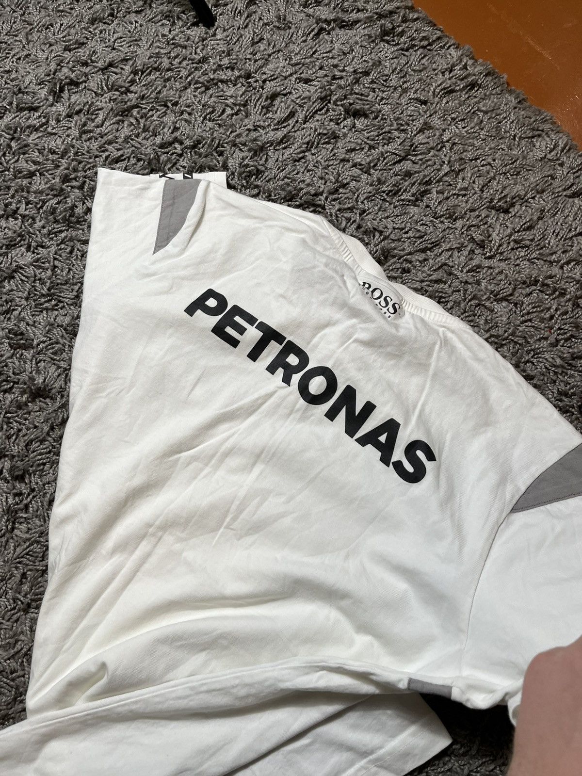 Mercedes-Benz MERCEDES AMG RACING HUGO BOSS PETRONAS COTTON T-SHIRT Size US XL / EU 56 / 4 - 4 Thumbnail