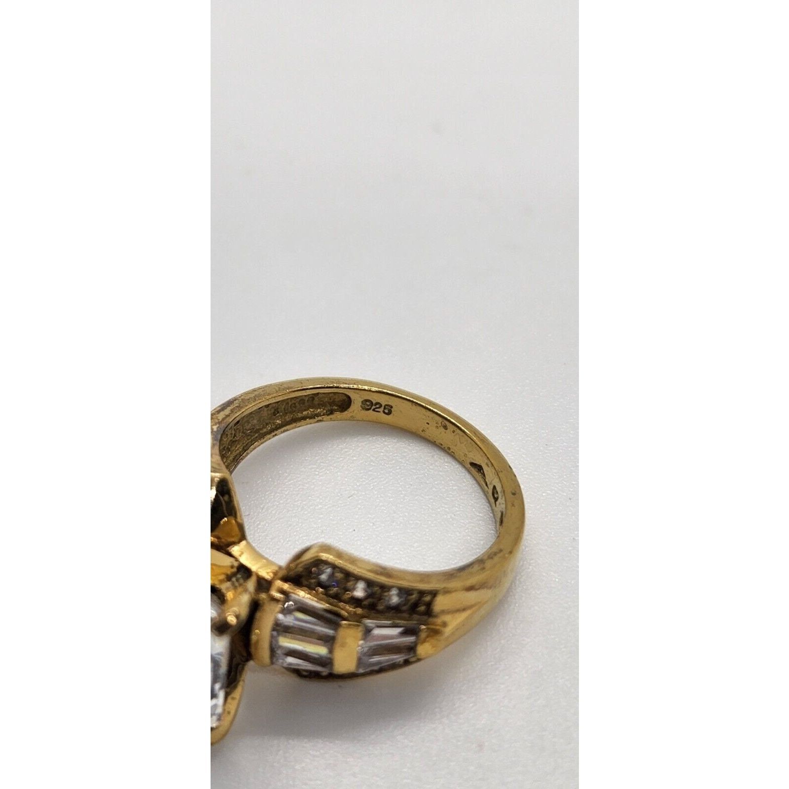 Owner Operator 925 Sterling silver with CZ ring size 7.5 Size ONE SIZE - 6 Thumbnail