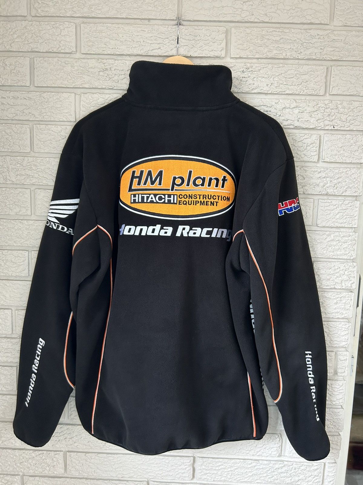Honda Vintage Honda Racing Zip Up Fleece Sweater Size US L / EU 52-54 / 3 - 10 Thumbnail