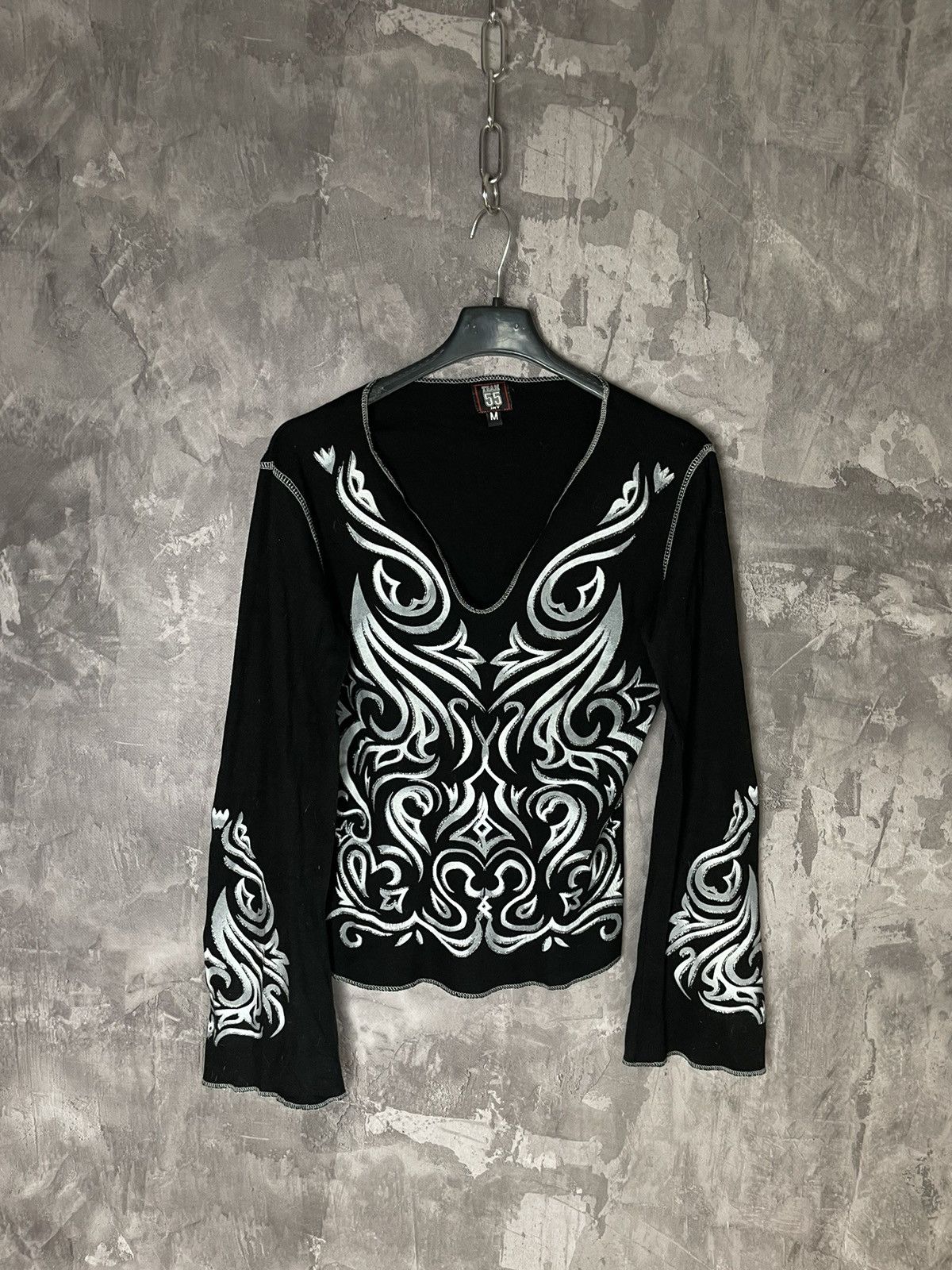 Vintage Y2K Vintage Japanese Style Tribal Flared Sleeves Long Sleeve Size M / US 6-8 / IT 42-44 - 1 Thumbnail