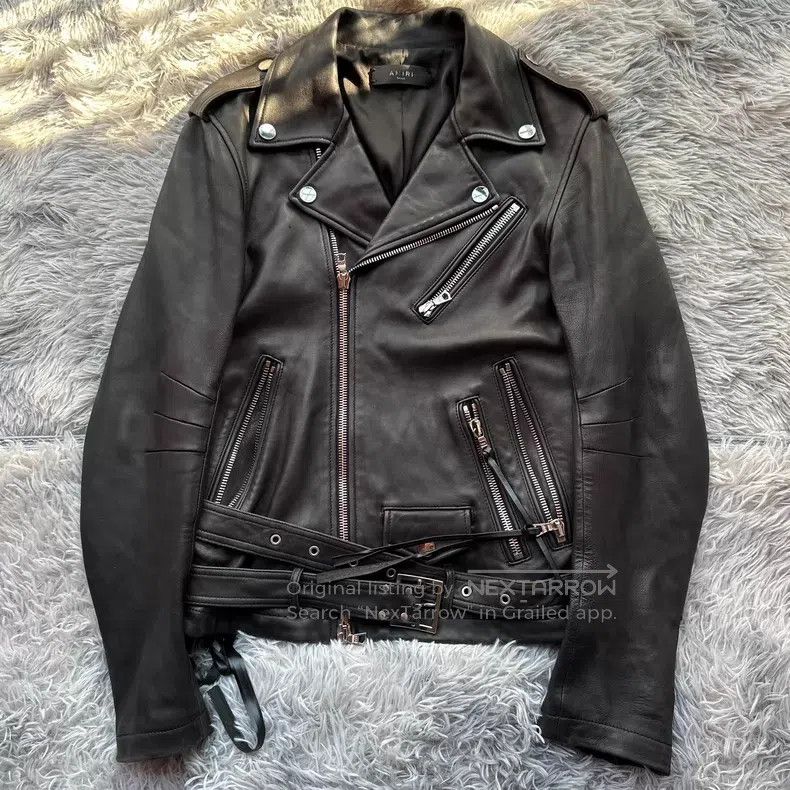 Amiri Amiri Motorcycle leather jacket Size US S / EU 44-46 / 1 - 1 Thumbnail