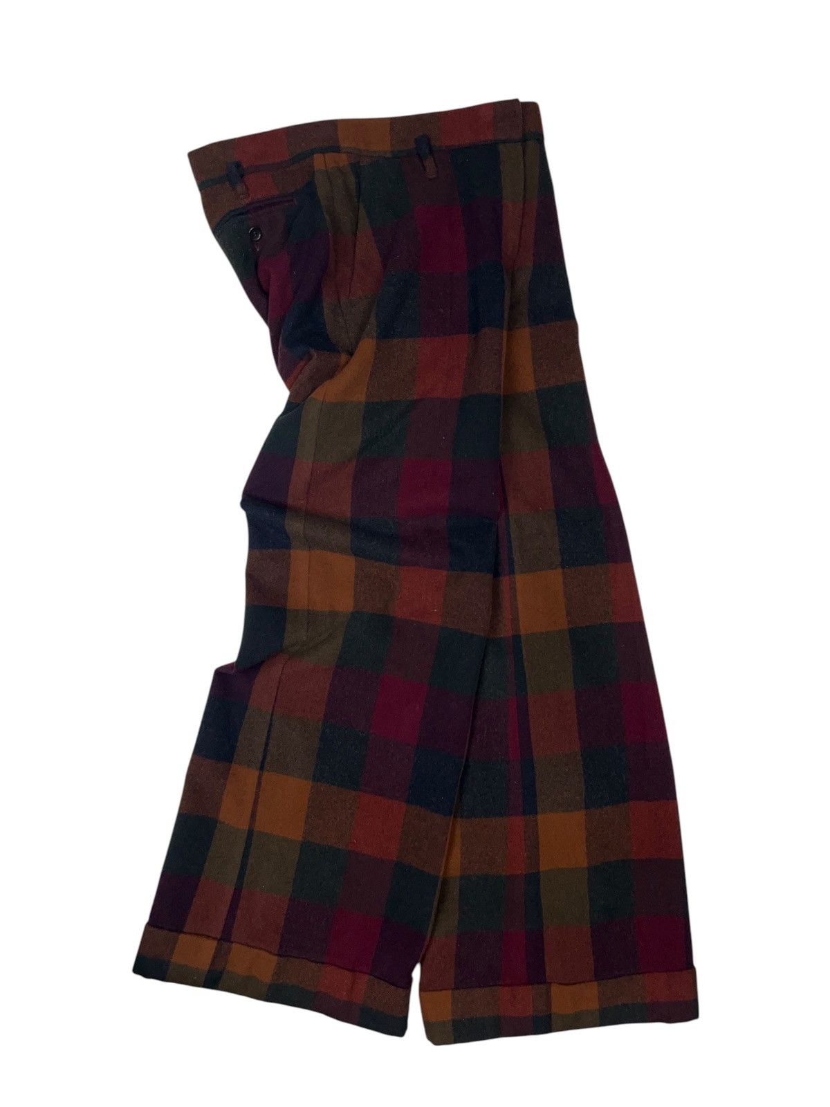 Max Mara × Sportmax × Vintage Vintage Sportmax Defile Max Mara Wool Angora Wide Pants Size 30" / US 8 / IT 44 - 3 Thumbnail