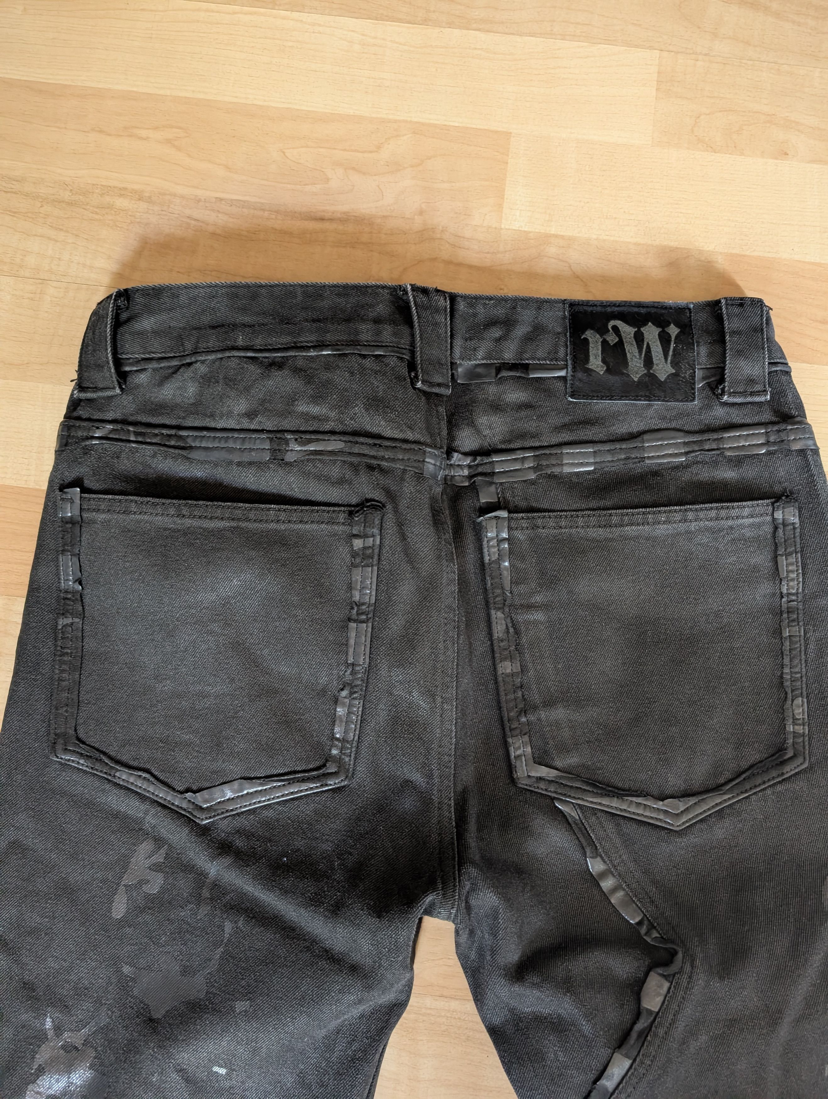 Racer Worldwide waxed jeans Size US 32 / EU 48 - 2 Thumbnail