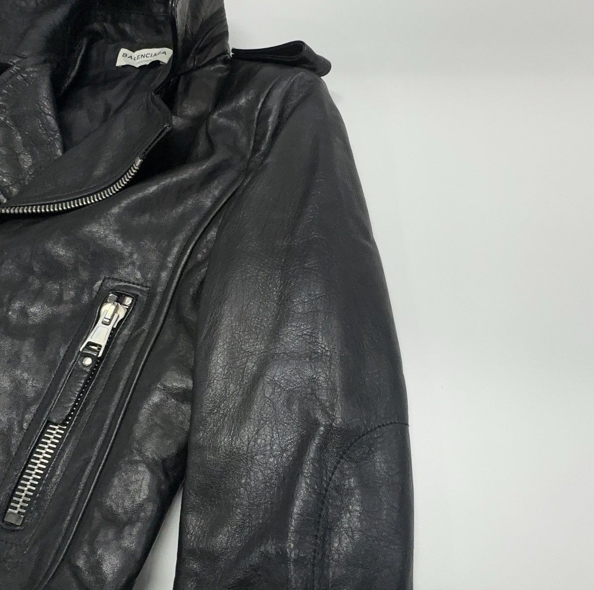 Balenciaga Balenciaga leather moto jacket Size XS / US 0-2 / IT 36-38 - 8 Thumbnail