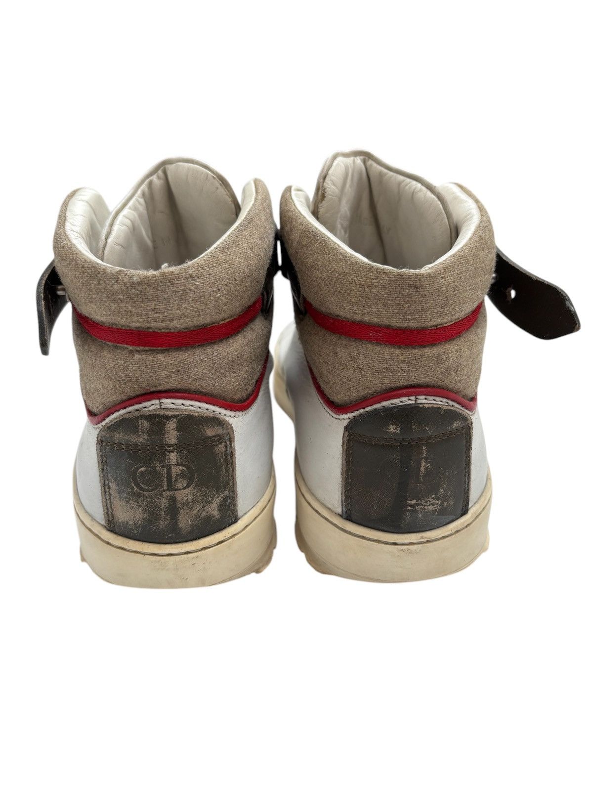 Dior × Hedi Slimane DIOR HOMME Leather High Top Sneakers Size US 7.5 / EU 40-41 - 6 Thumbnail