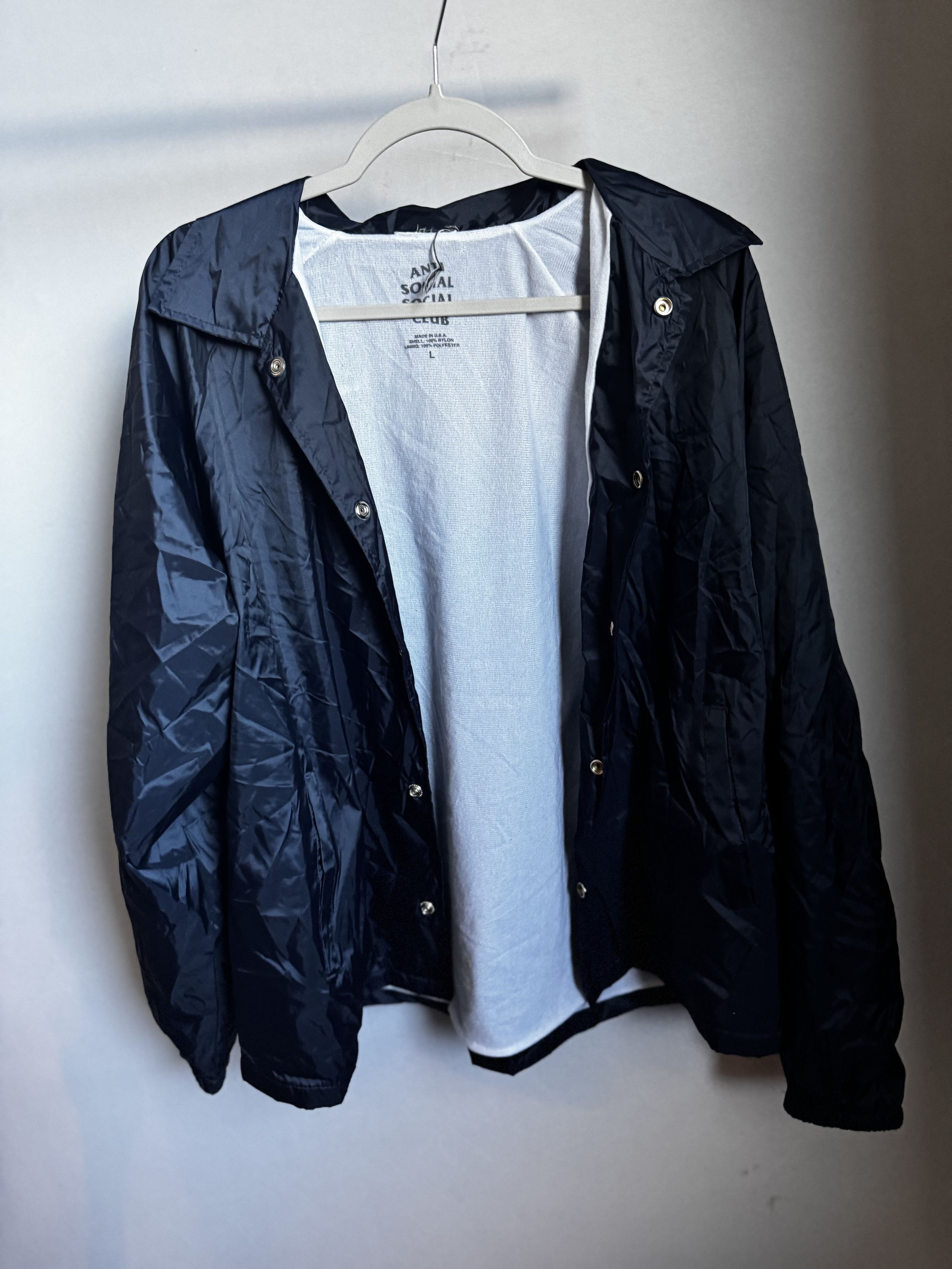 Anti Social Social Club Coach Jacket Size US XL / EU 56 / 4 - 2 Thumbnail