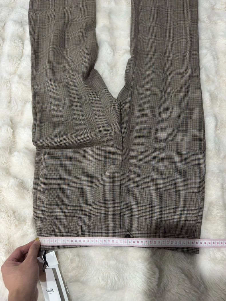 Celine Celine Wool plaid bell bottoms trousers Size US 32 / EU 48 - 4 Thumbnail