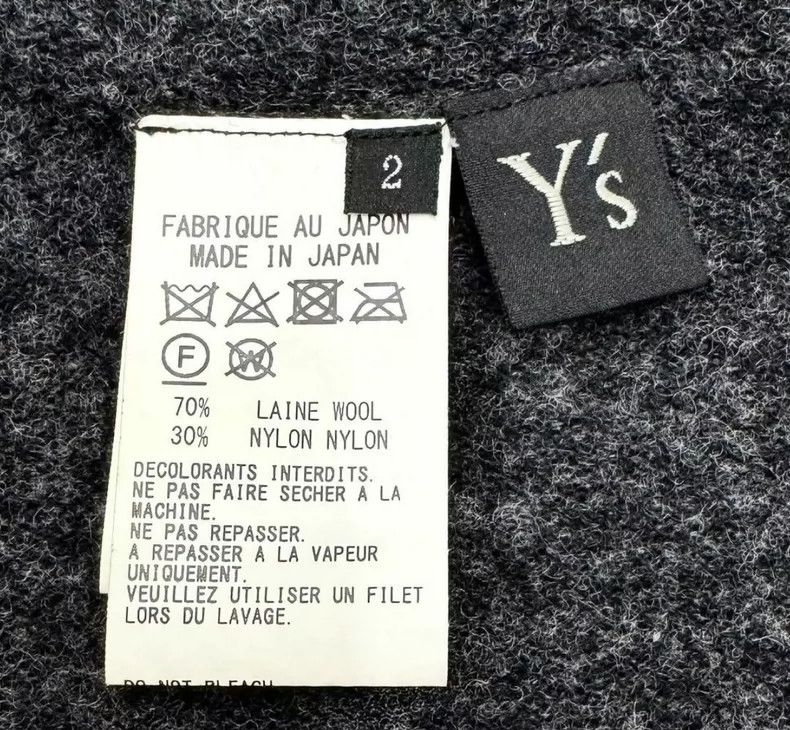 Yohji Yamamoto Yohji Yamamoto Wide-brimmed felted wool hole dress ruffled Size US M / EU 48-50 / 2 - 8 Thumbnail